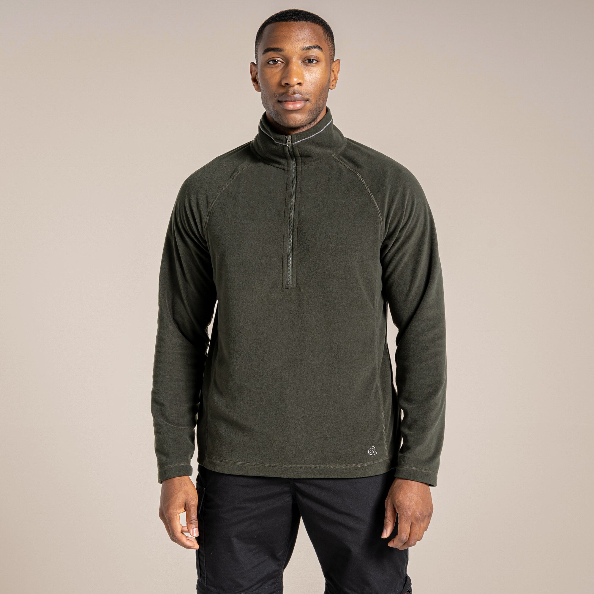 Craghoppers Expert Corey 200 Fleece Half Zip - Green Small - Image 1
