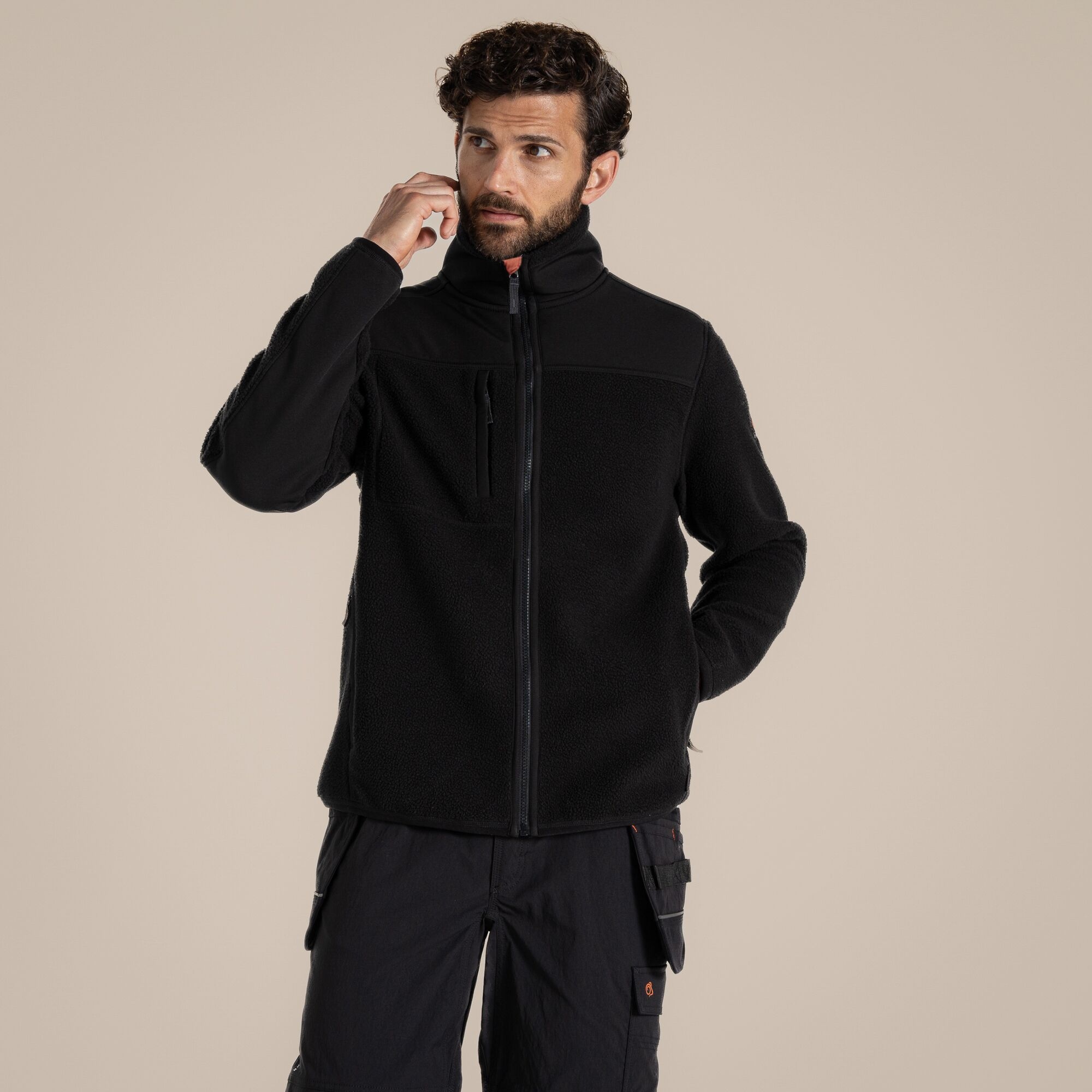 Craghoppers Morley Fleece Workwear Jacket - Black Xxl