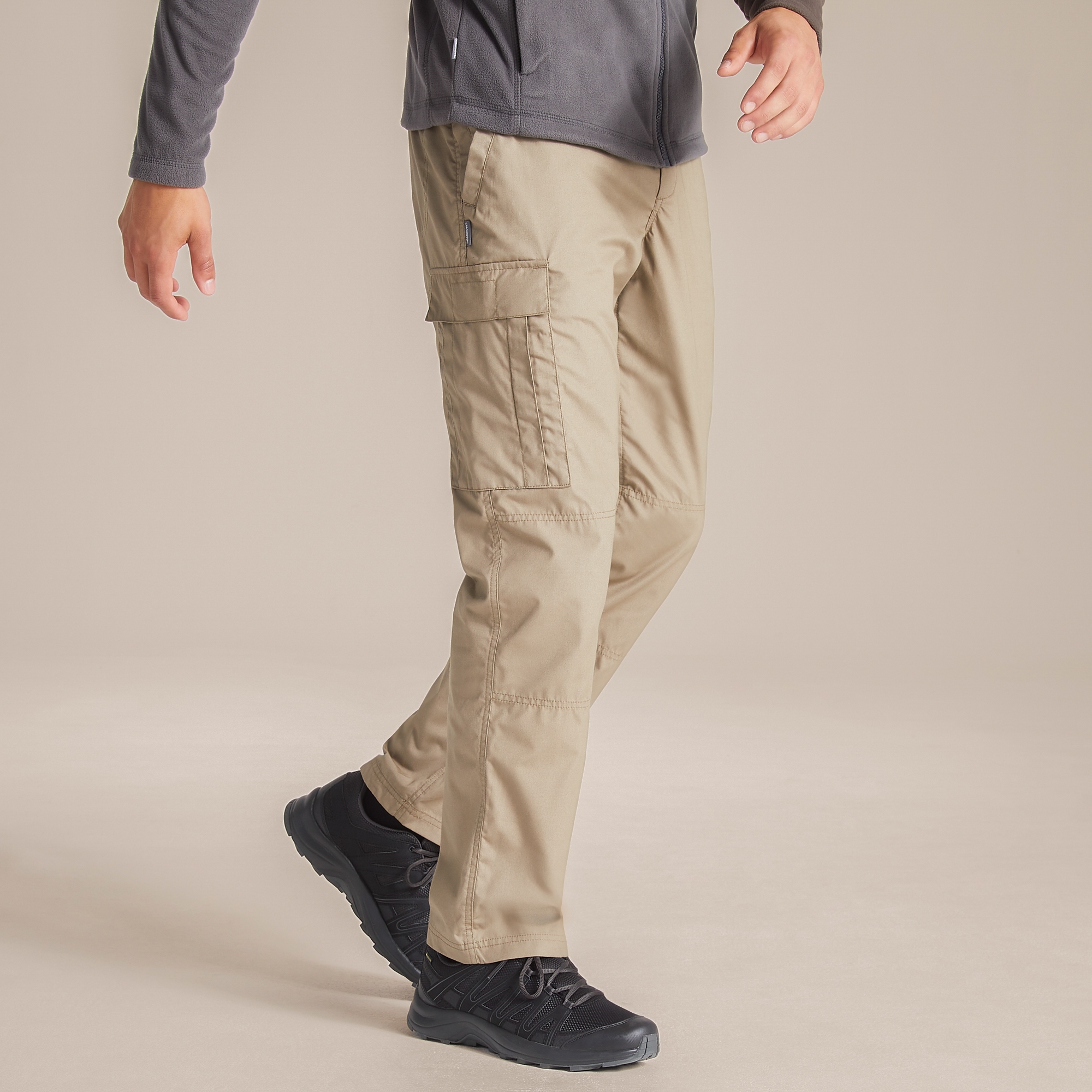 Craghoppers Expert Men's Kiwi Tailored Trousers - Beige Small