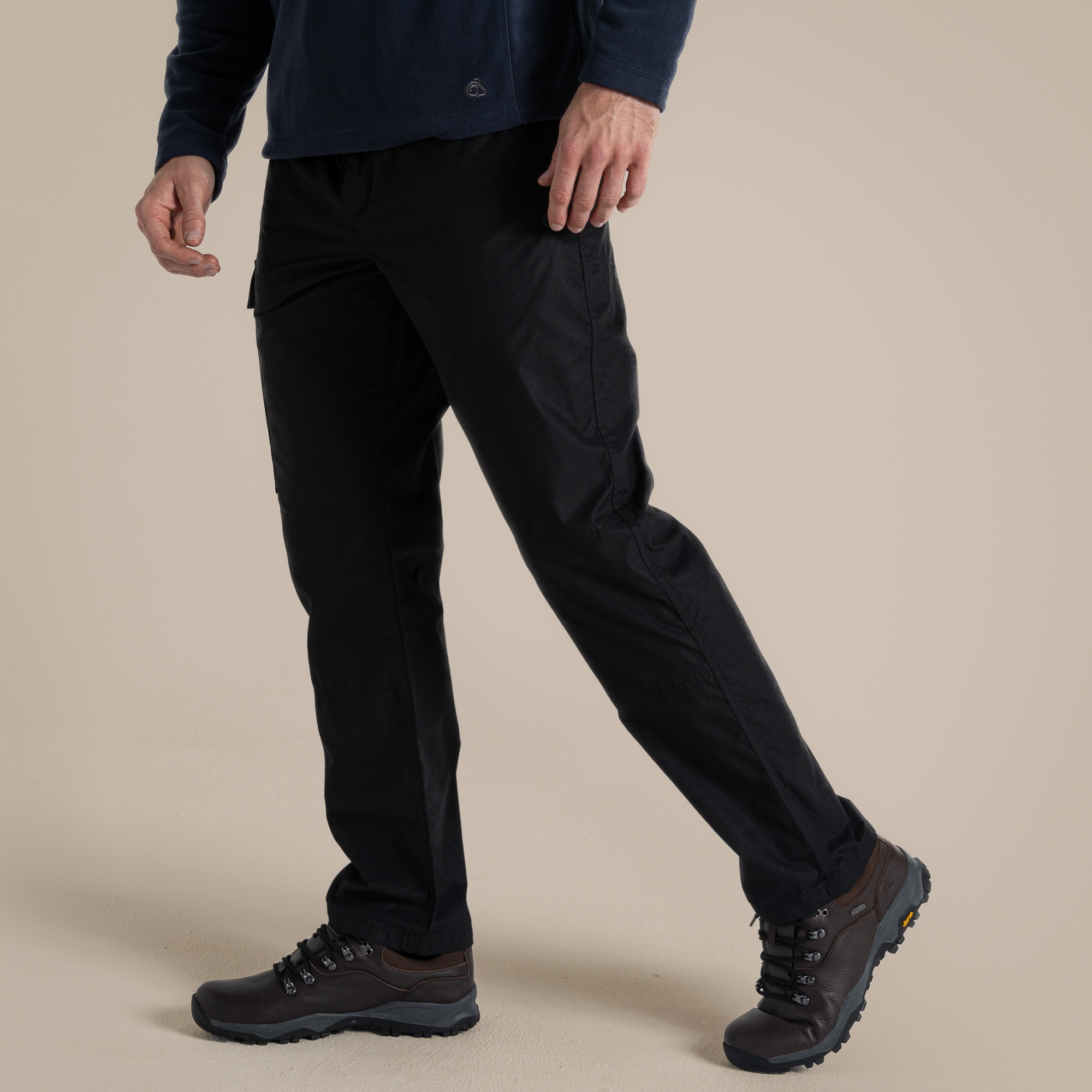 Craghoppers Expert Men's Kiwi Tailored Trousers - Black Large