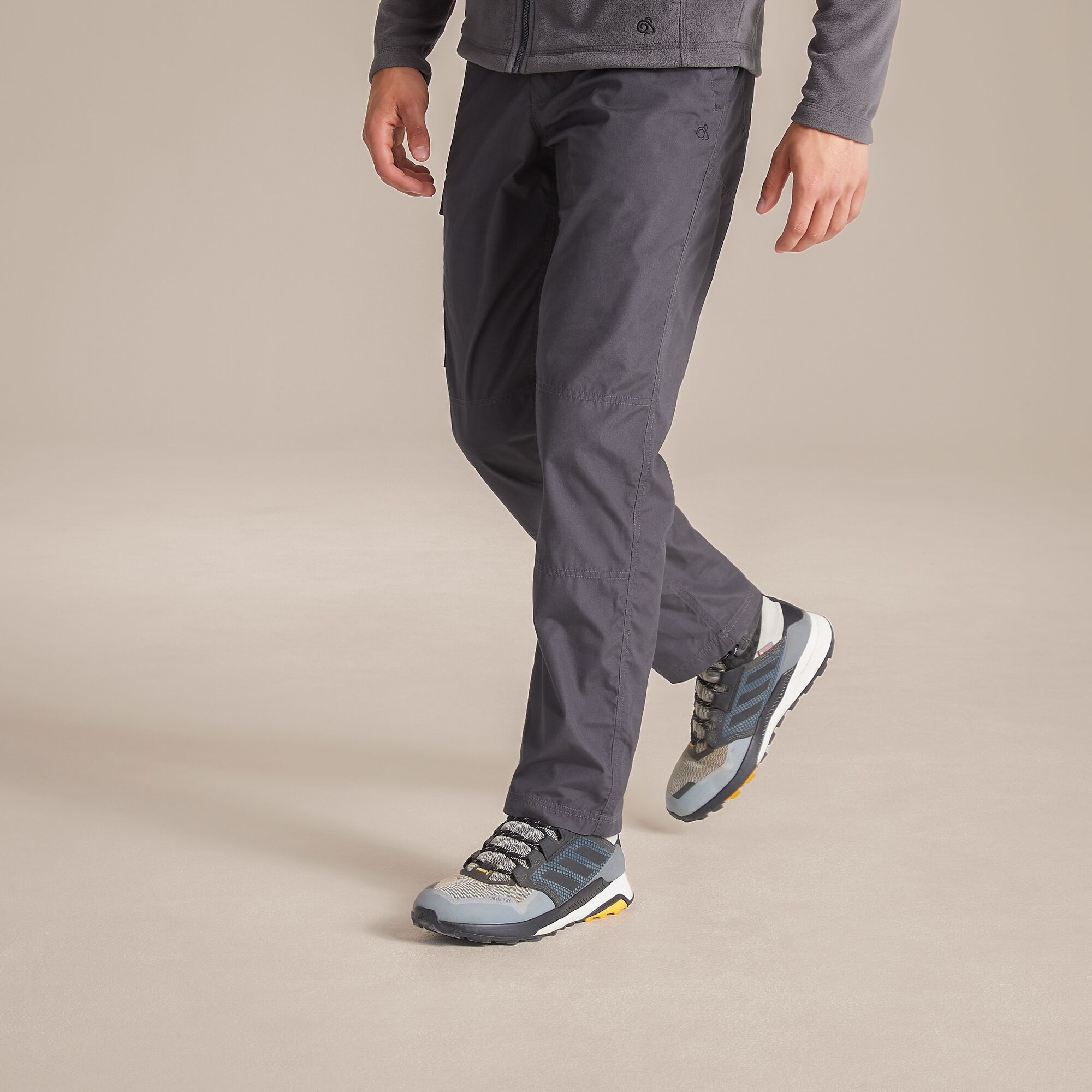 Craghoppers Expert Men's Kiwi Tailored Trousers - Grey Large