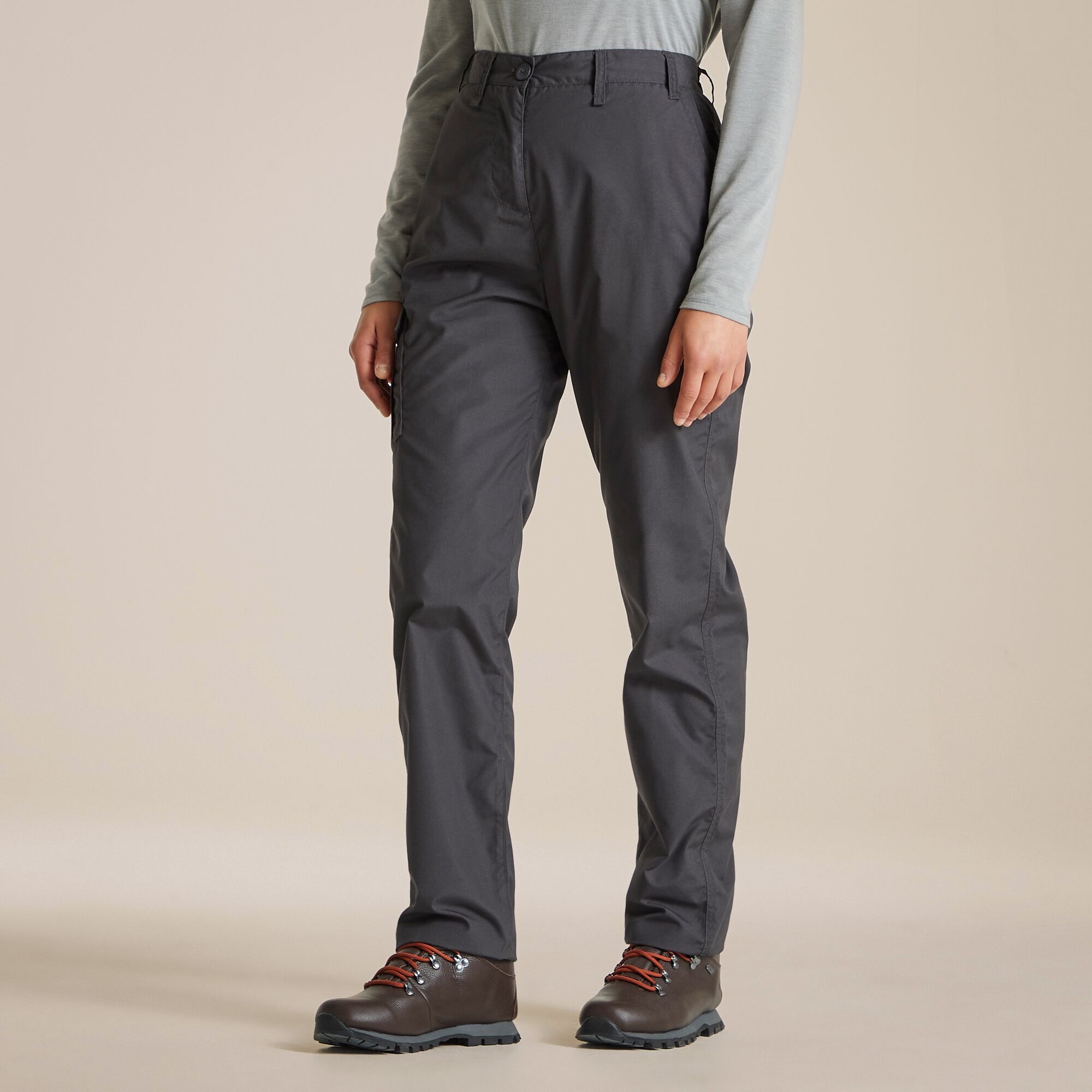 Craghoppers Expert Women's Kiwi Trousers - Grey 12R