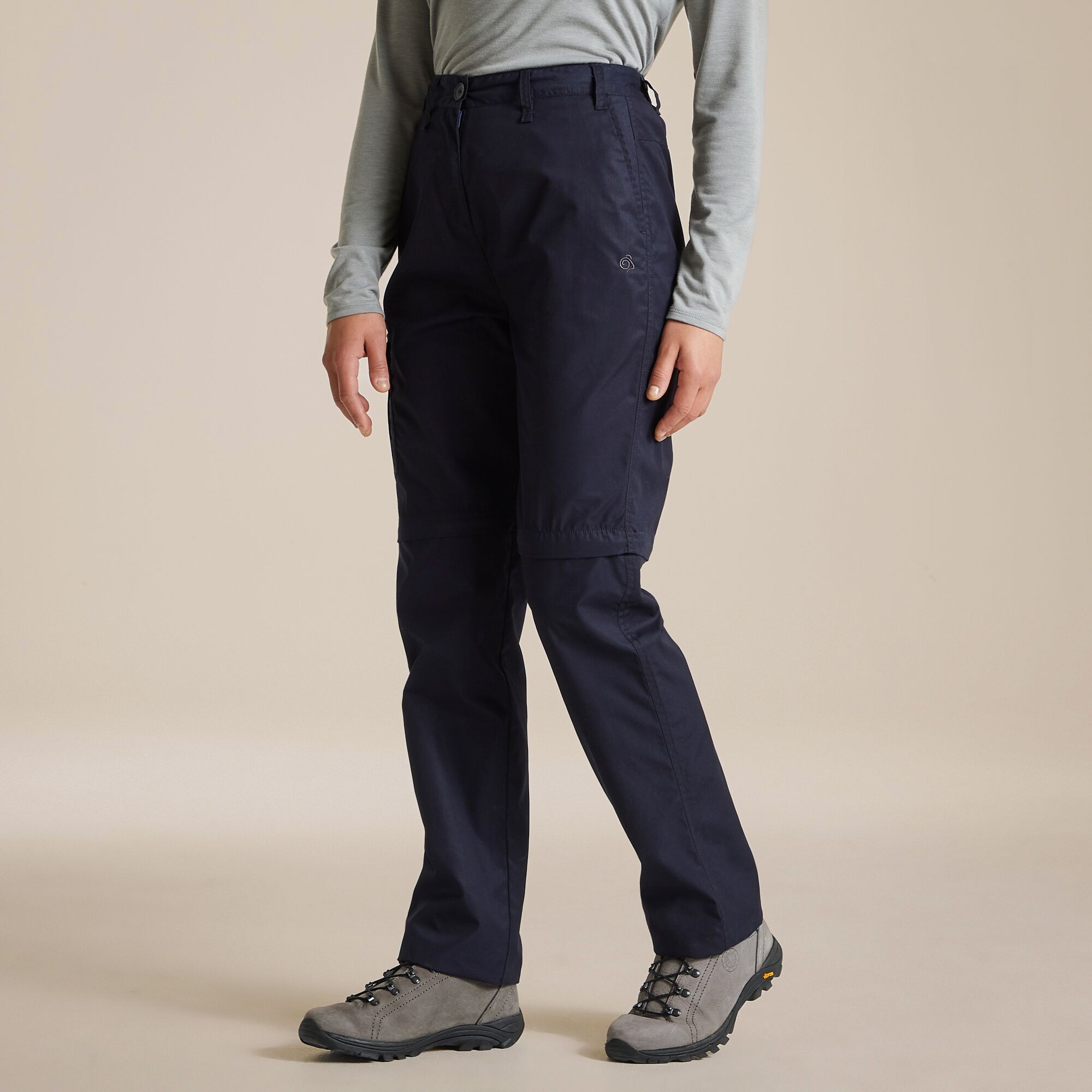 Craghoppers Expert Women's Kiwi Convertible Trousers - Navy Small