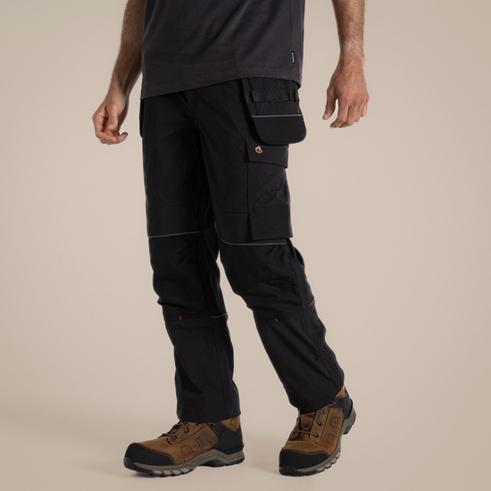 Craghoppers Sheffield Stretch Holster Workwear Trousers Black
