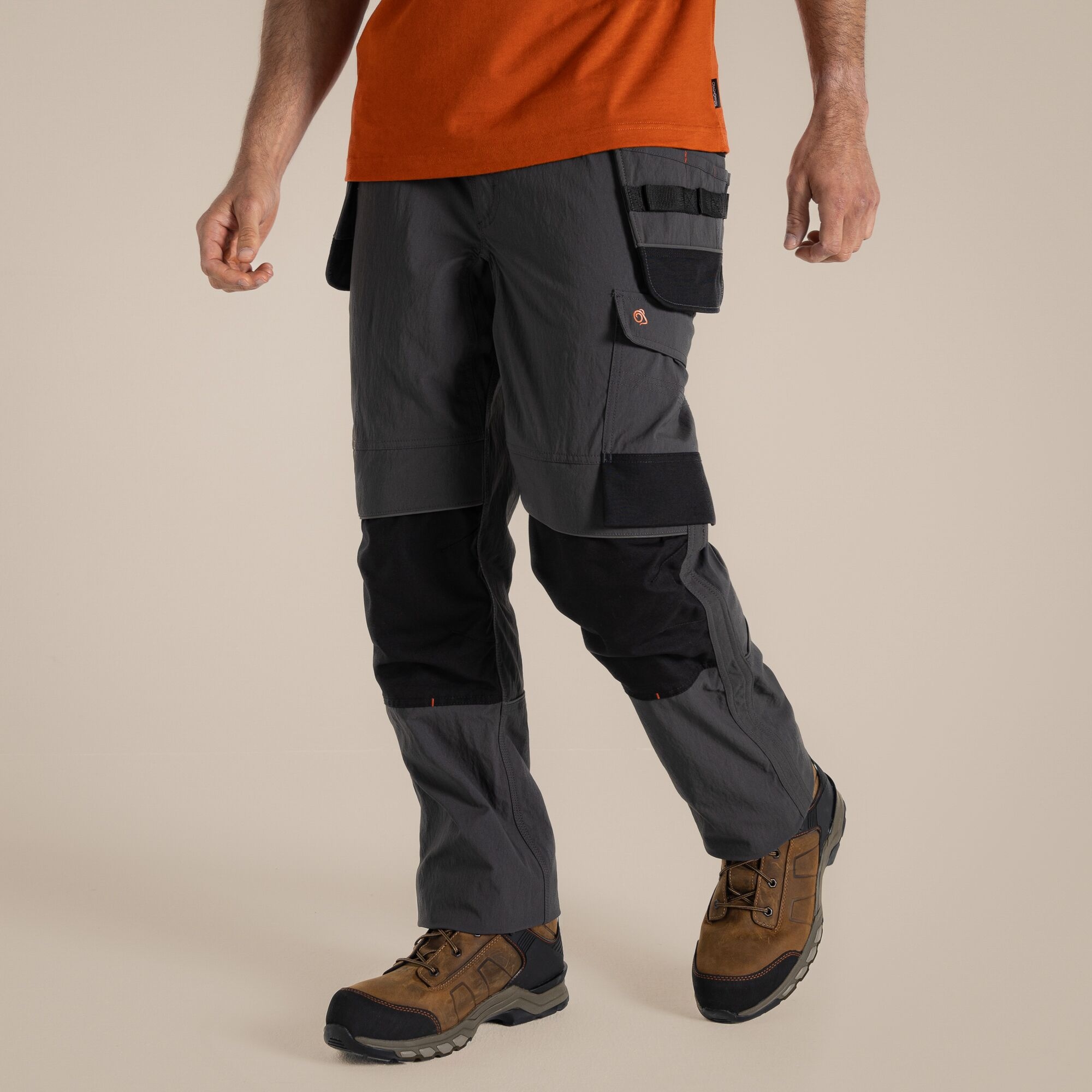 Craghoppers Sheffield Stretch Holster Workwear Trousers Size: 40R Men's Grey