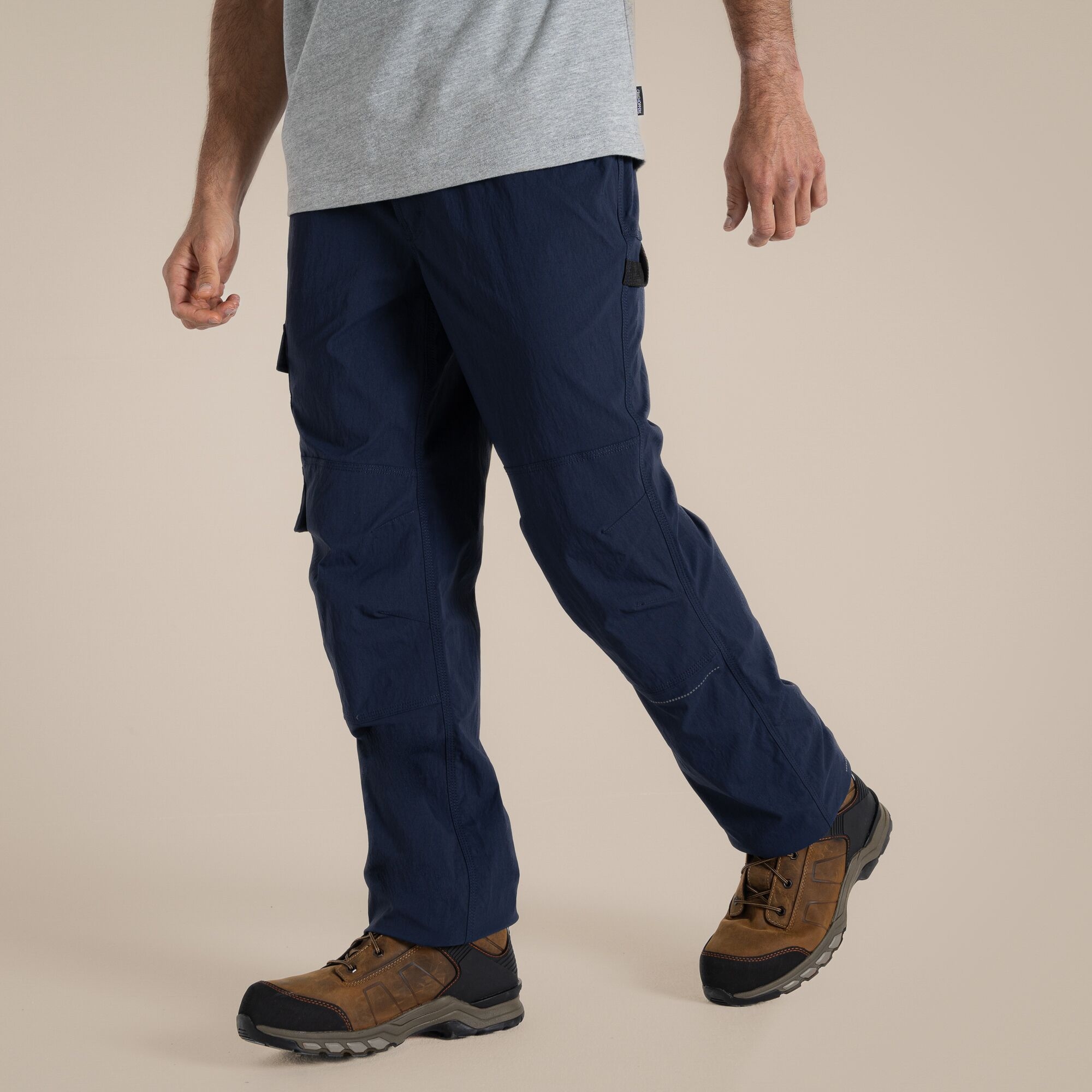 Craghoppers Bedale Stretch Cargo Workwear Trousers - Navy 32R