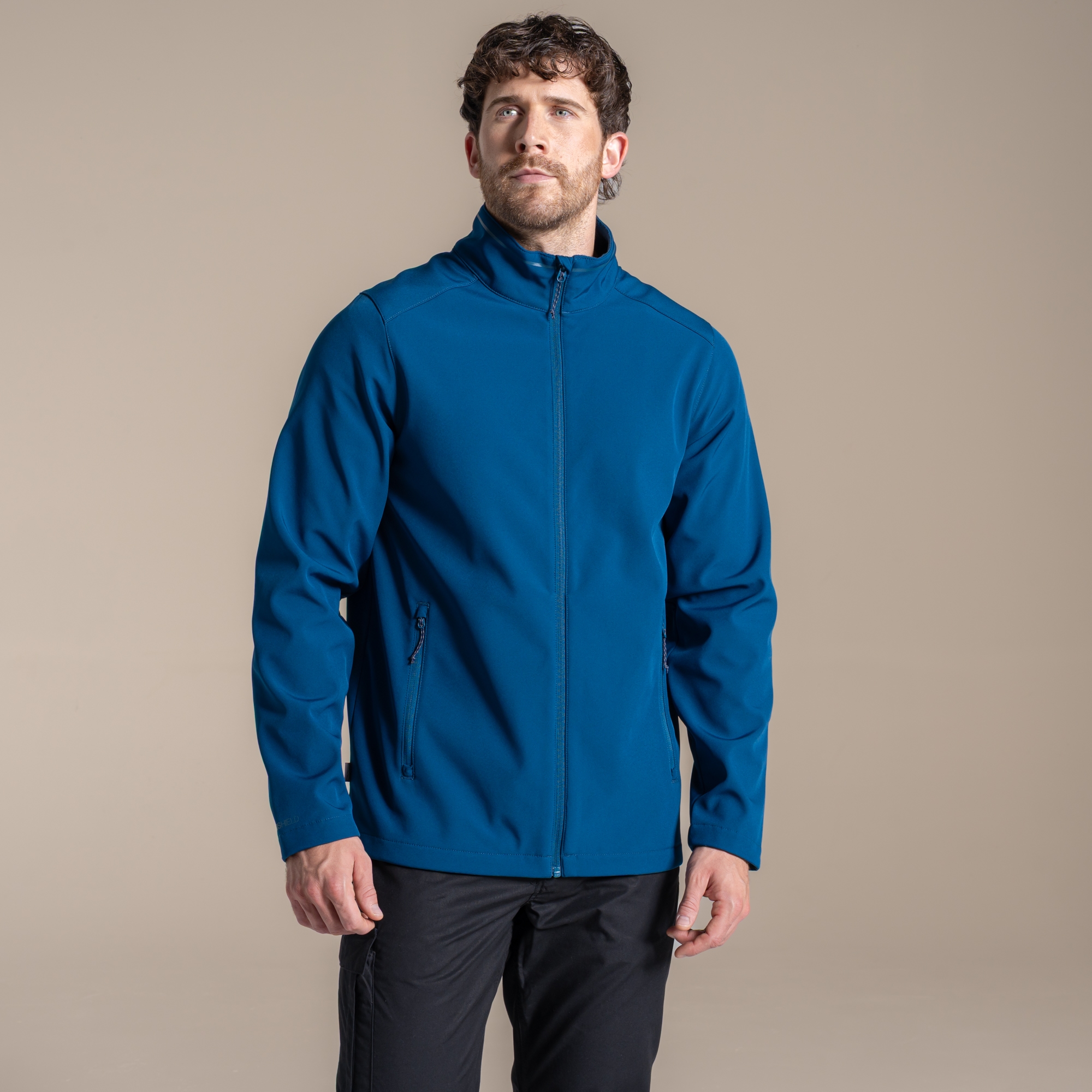 Craghoppers Men's Expert Basecamp Ii Softshell Jacket - Blue Large