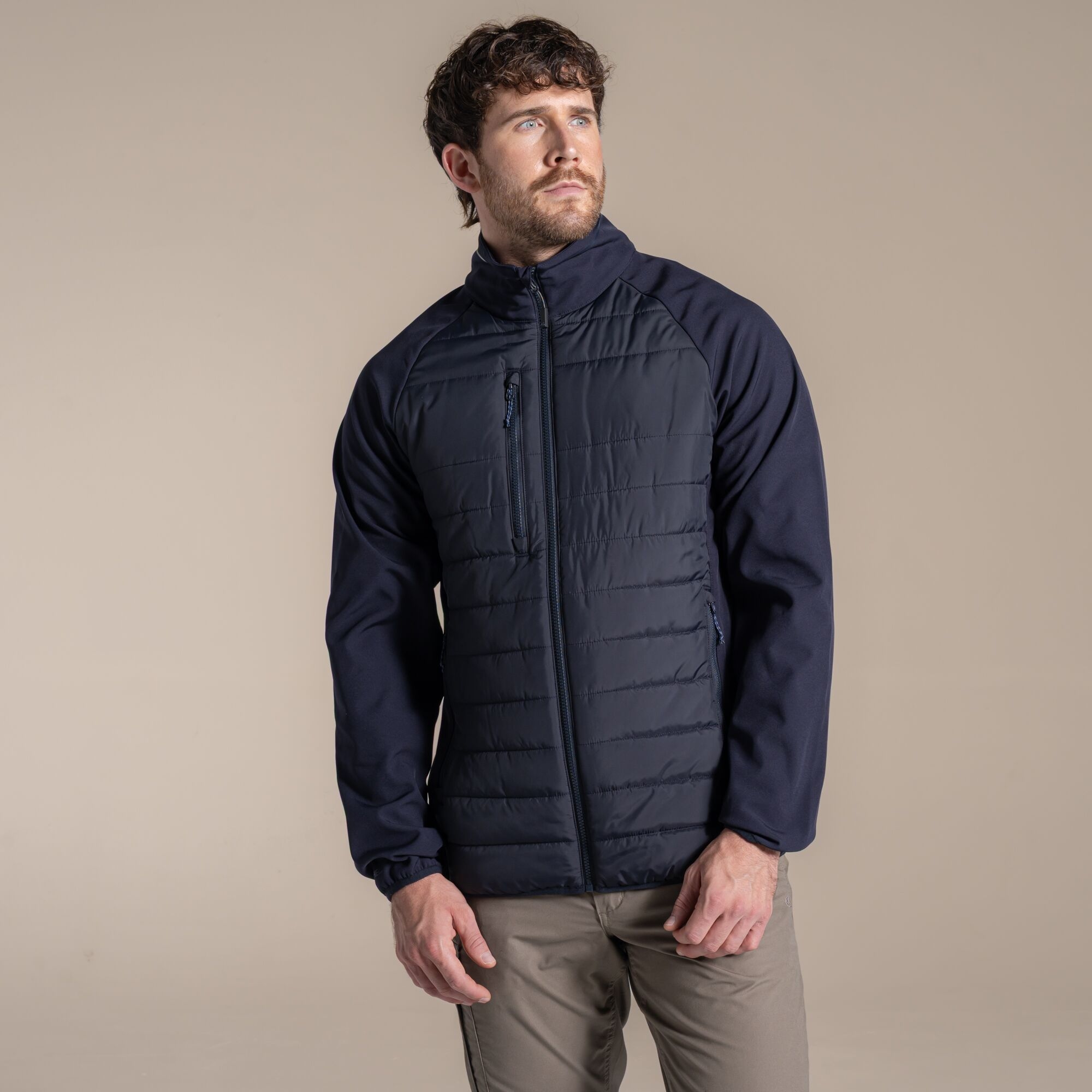 Craghoppers Men's Expert Compresslite Hybrid Jacket - Blue Medium