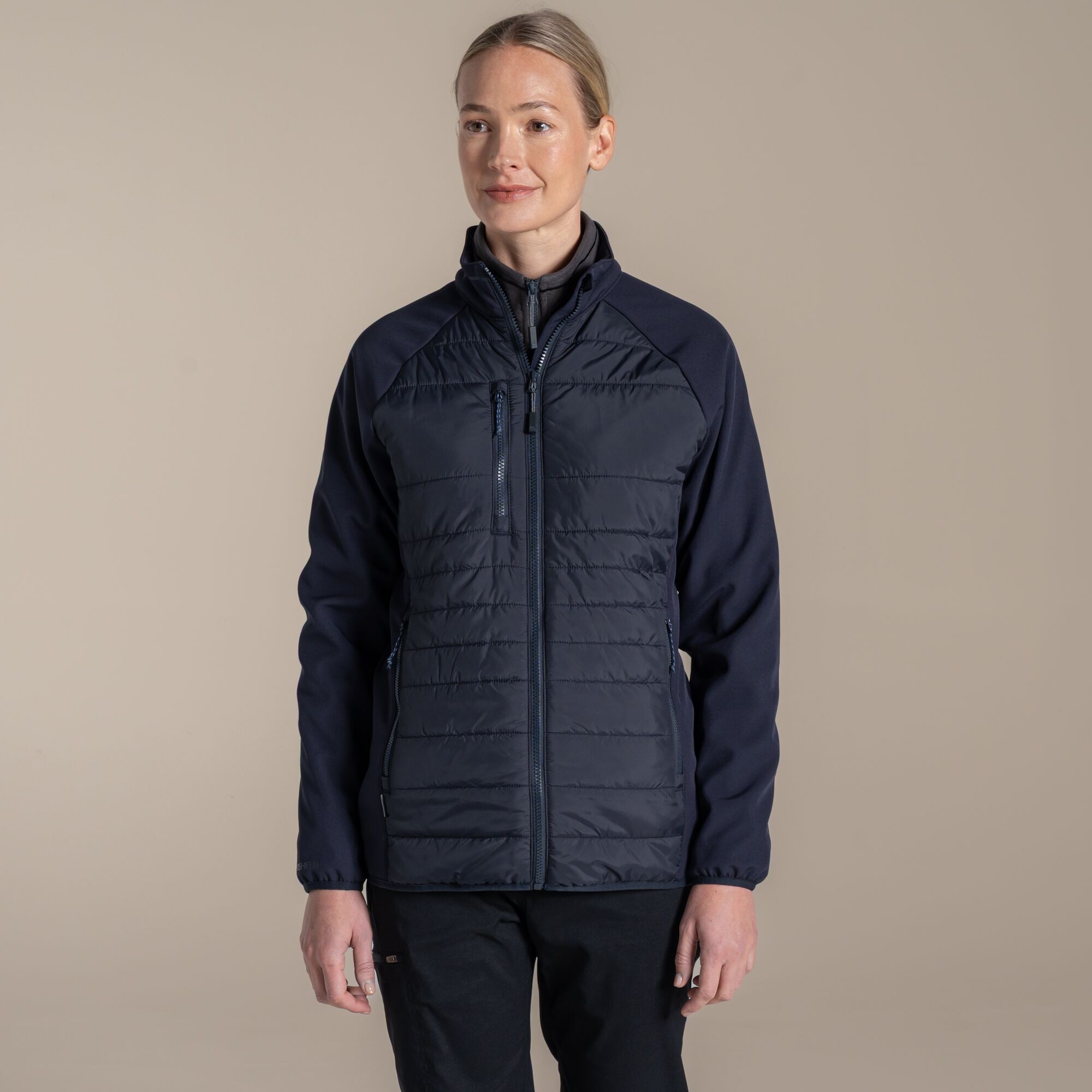 Craghoppers Women's Expert Compresslite Hybrid Jacket - Navy Size 18
