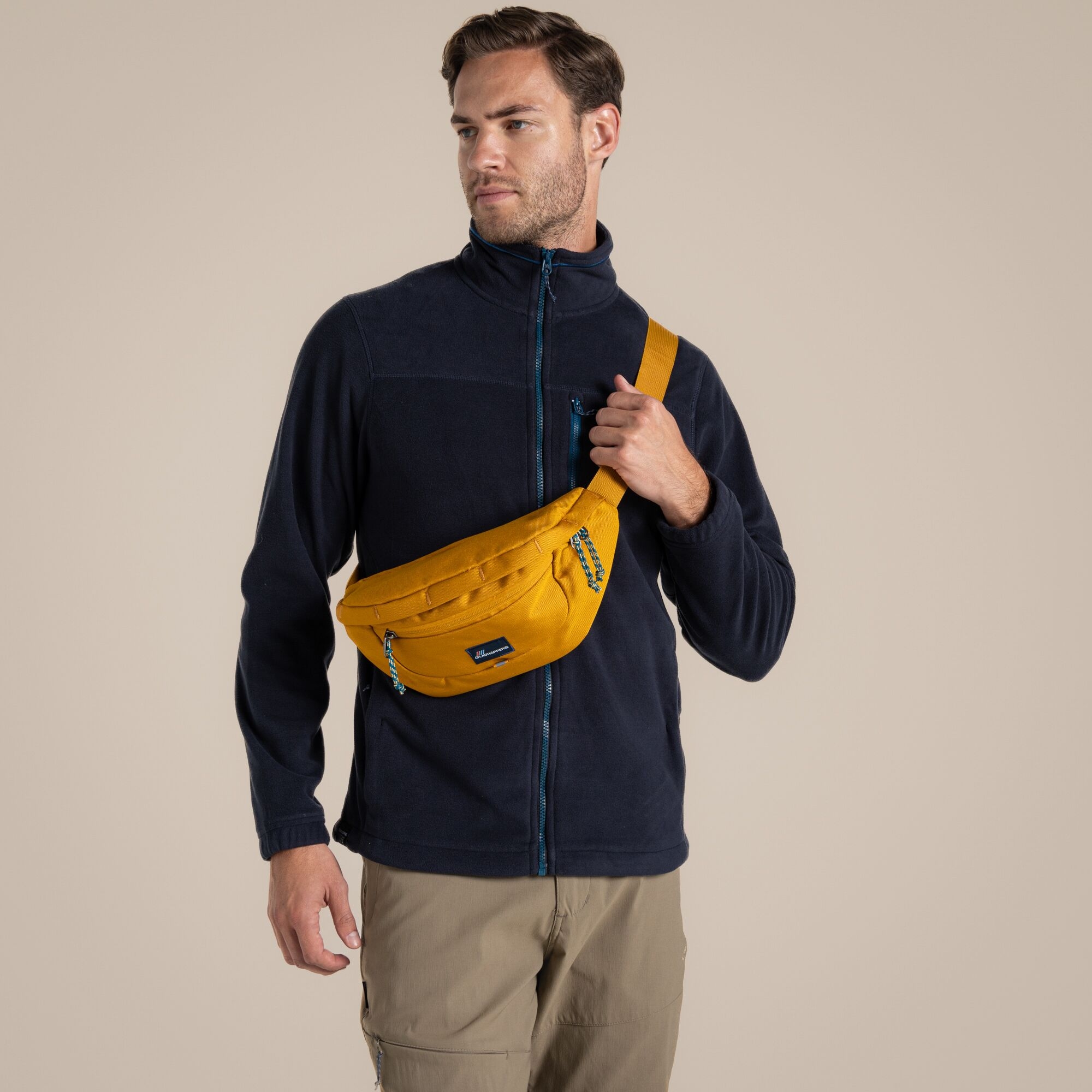 Craghoppers 1.5L Kiwi Classic Bum Bag II Dark Butterscotch, Size: Single