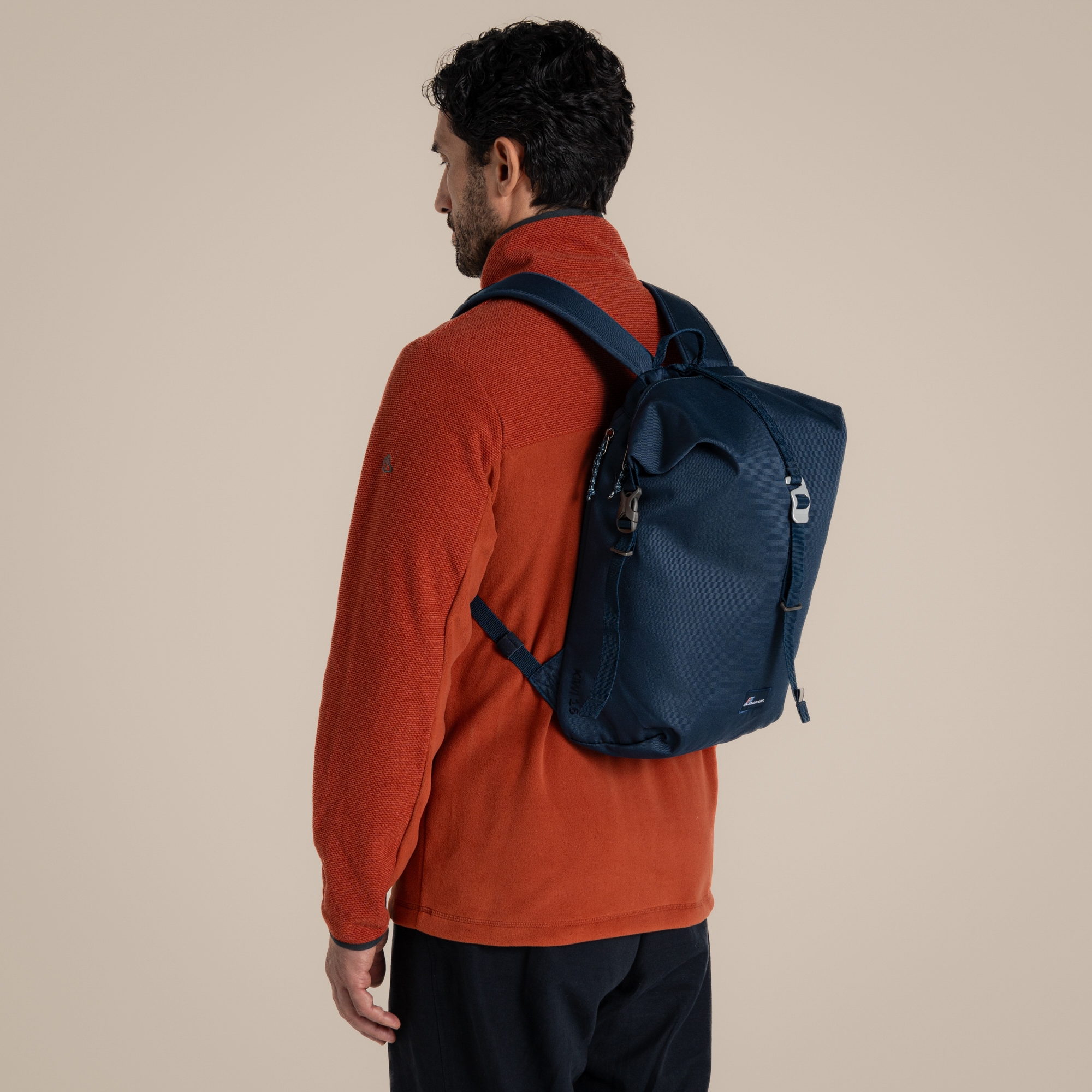 Craghoppers 16L Kiwi Classic Rolltop Backpack Ii Size: Single Unisex Blue