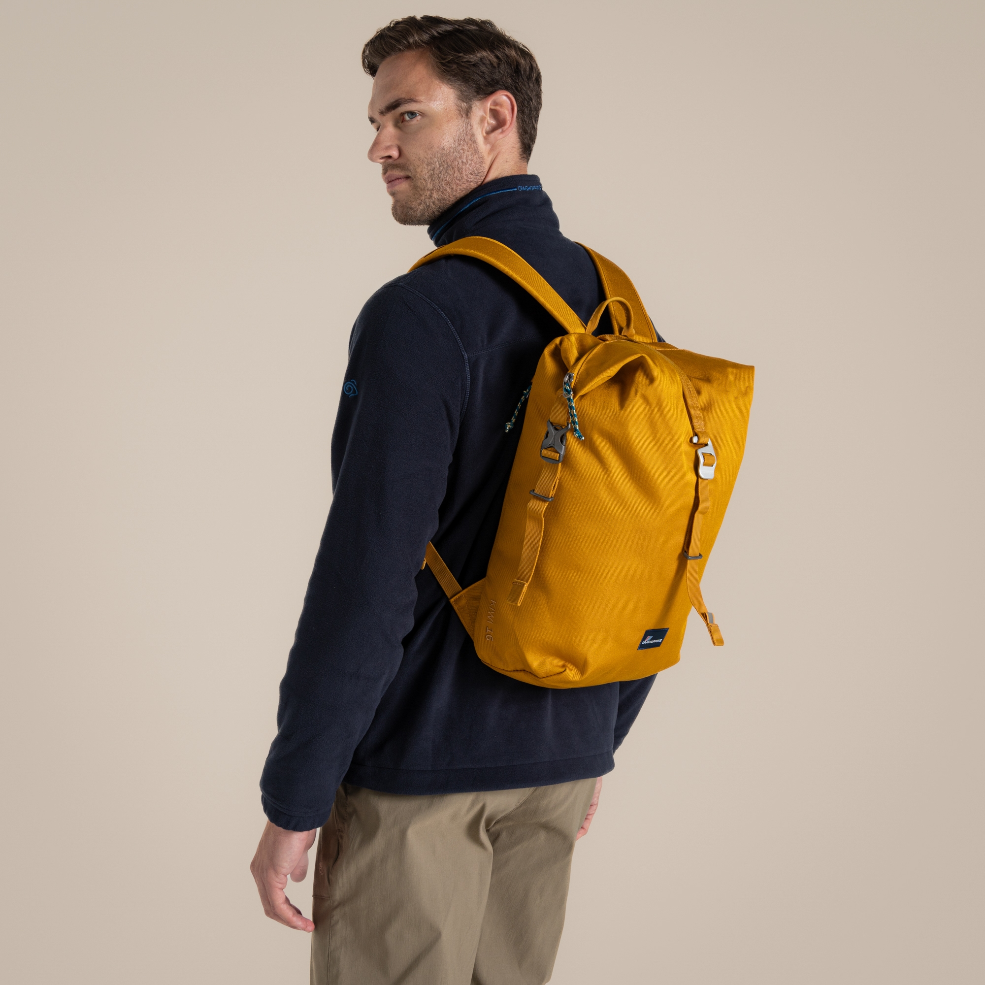 Craghoppers 16L Kiwi Classic Rolltop Backpack Ii - Yellow Single
