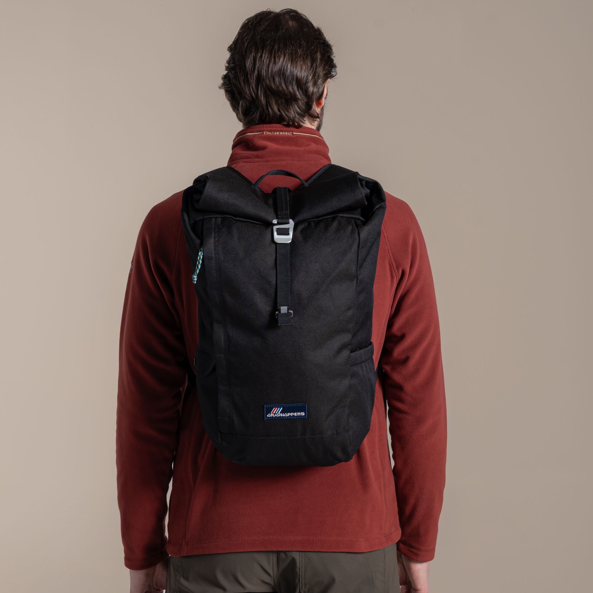 Craghoppers 20L Kiwi Classic Rolltop Backpack Ii Size: Single Unisex Black