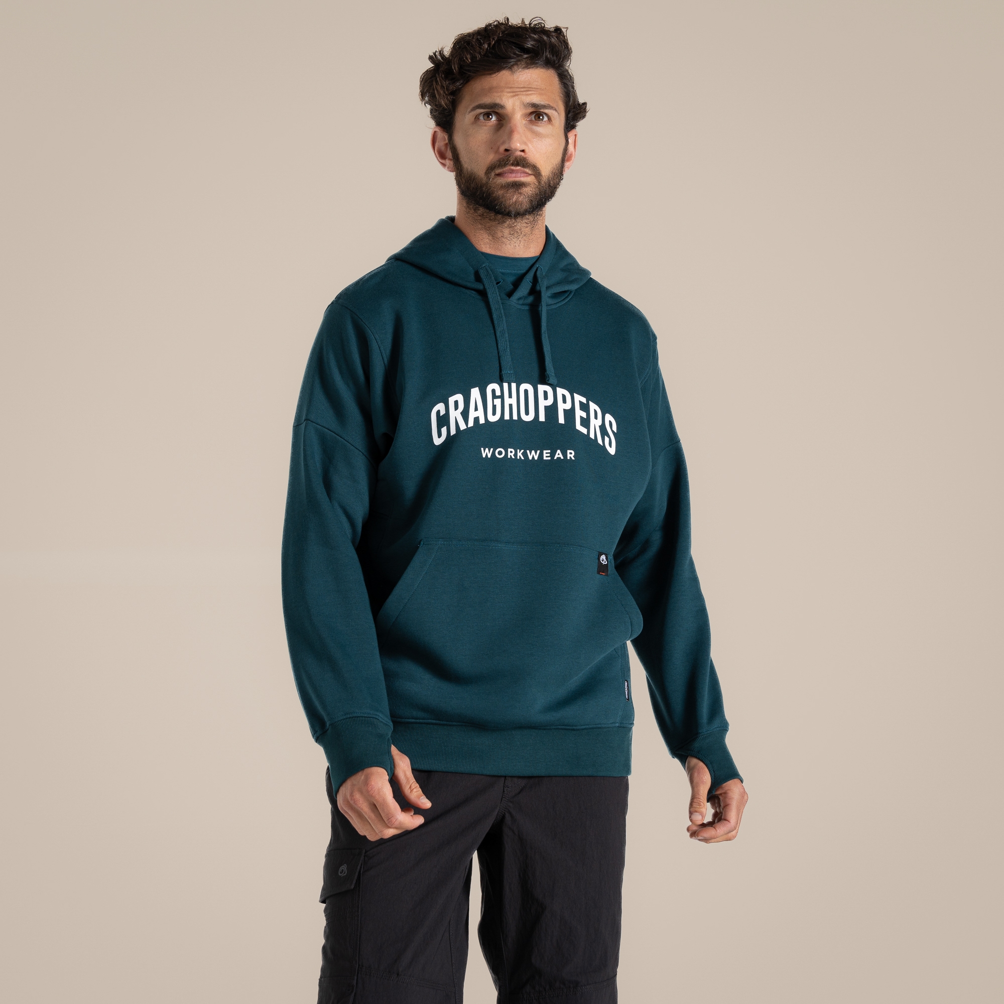 Craghoppers Oulston Workwear Hoodie - Blue Small