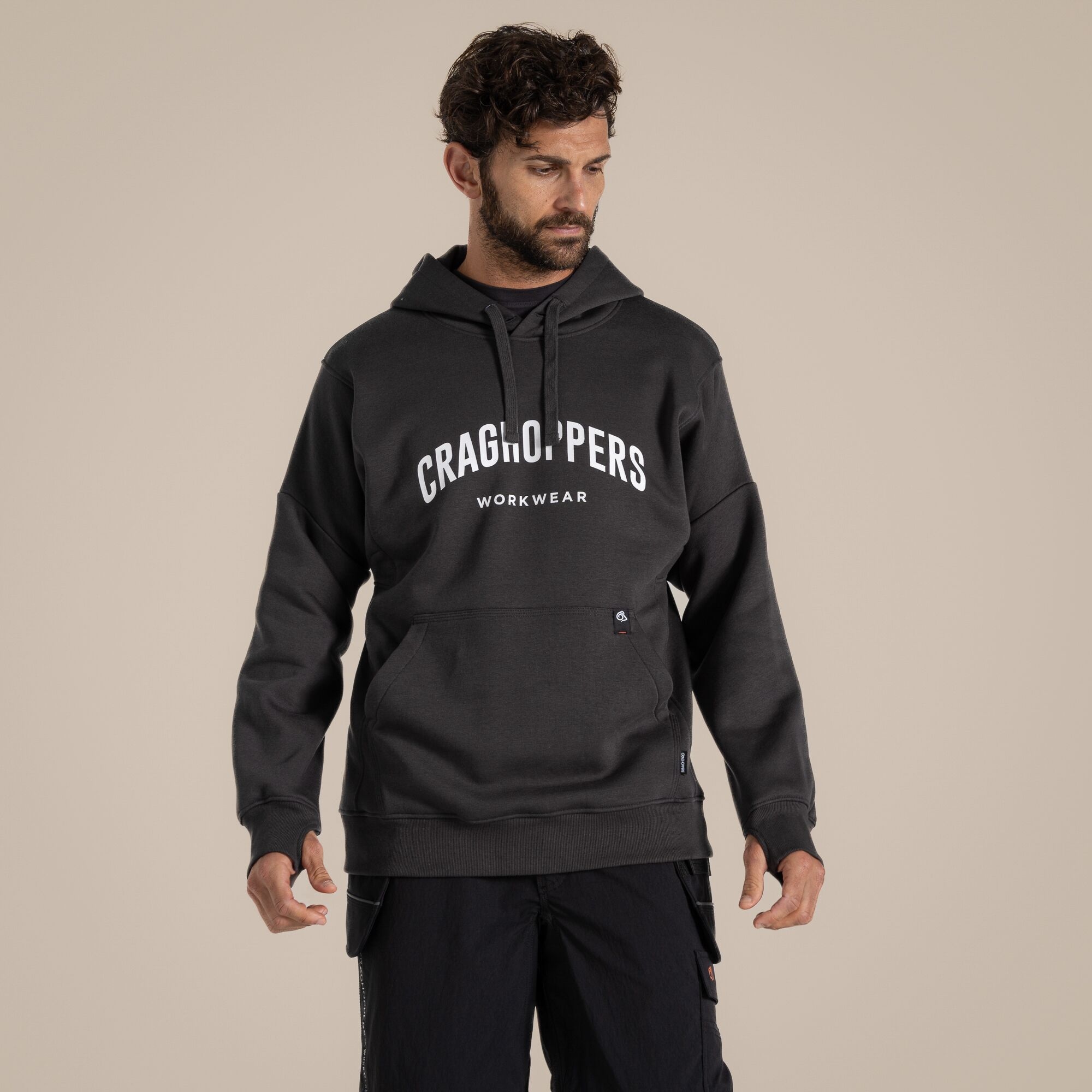 Craghoppers Oulston Workwear Hoodie - Grey Small