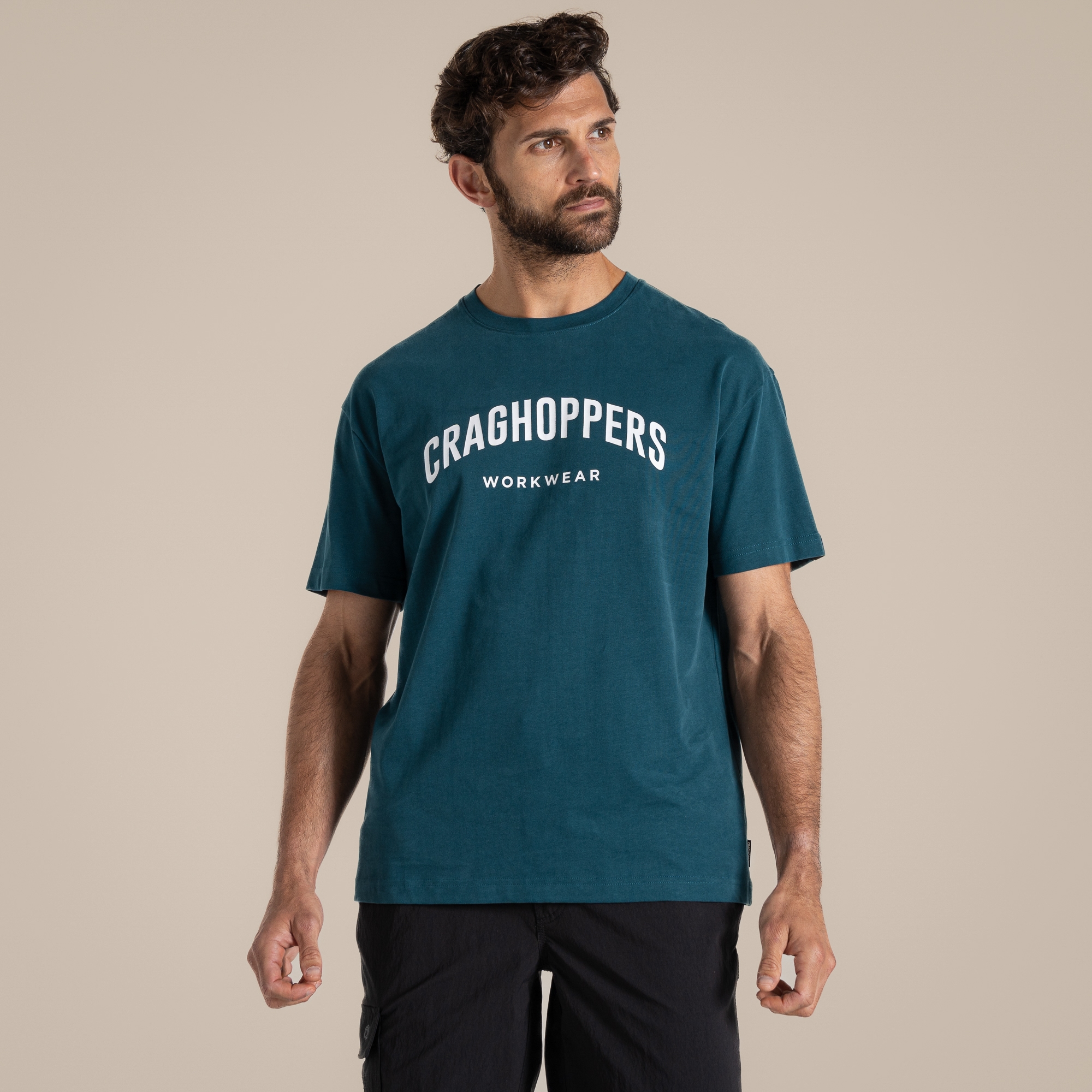 Craghoppers Batley Workwear T-Shirt Size: Xxl Men's Blue
