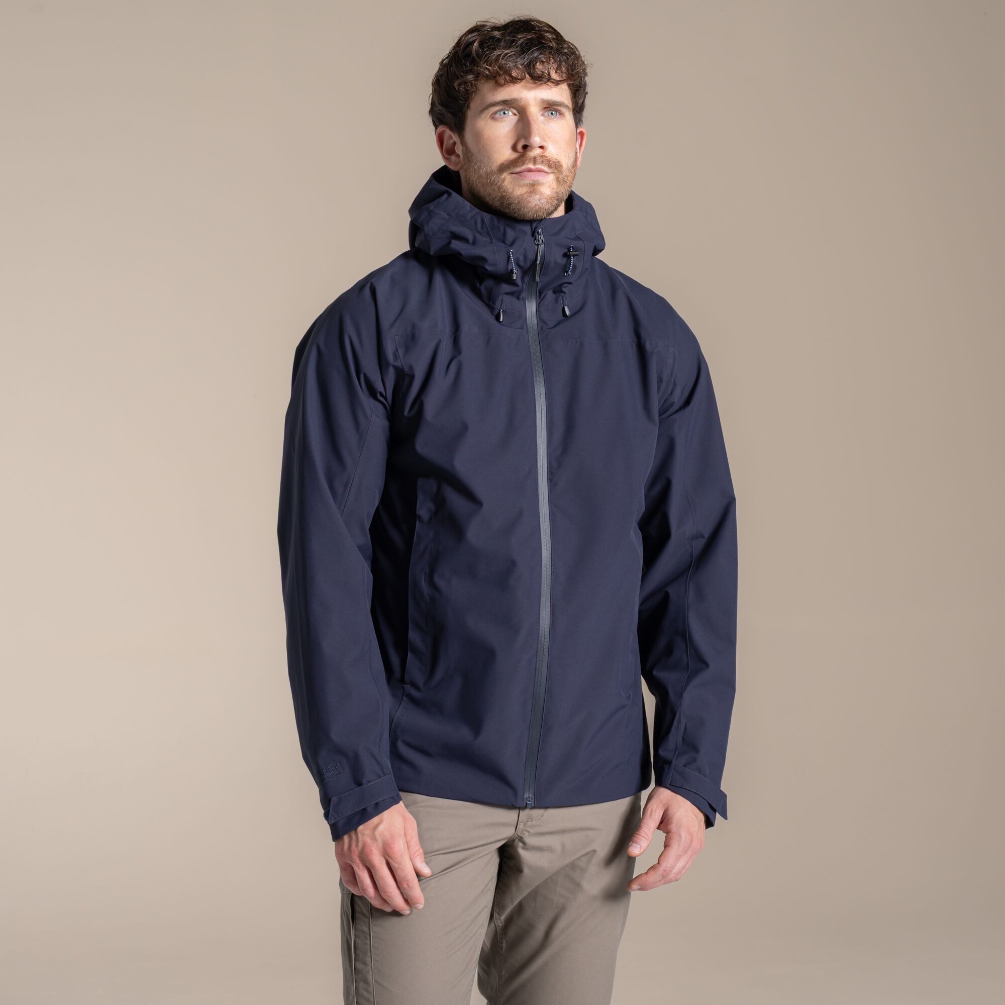 Craghoppers Men's Waterproof Expert Basecamp Shell Jacket Size: Xl Unisex Navy