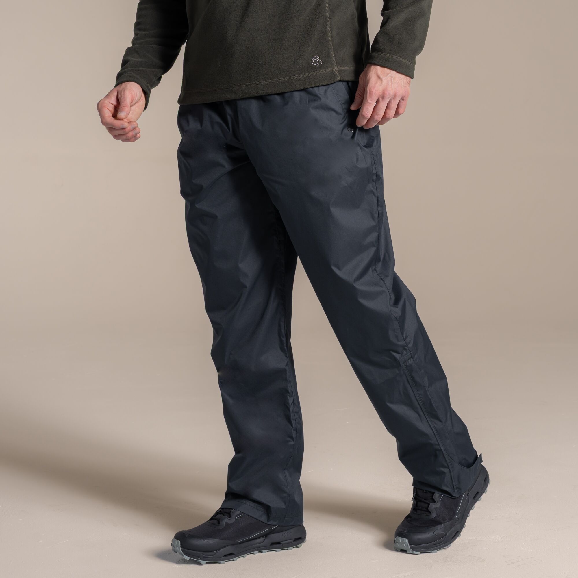Craghoppers Expert Packable Overtrousers Ii Size: Xs - Reg Unisex Black
