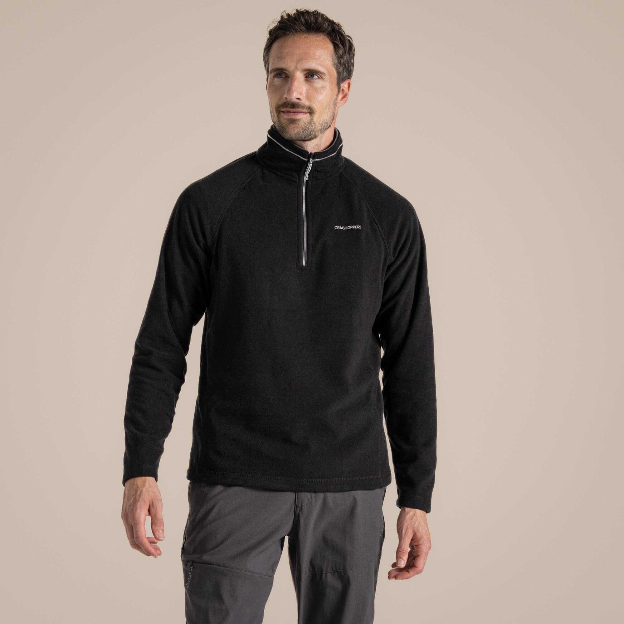 Craghoppers Men's Black Corey Vi Fleece Size: Xl