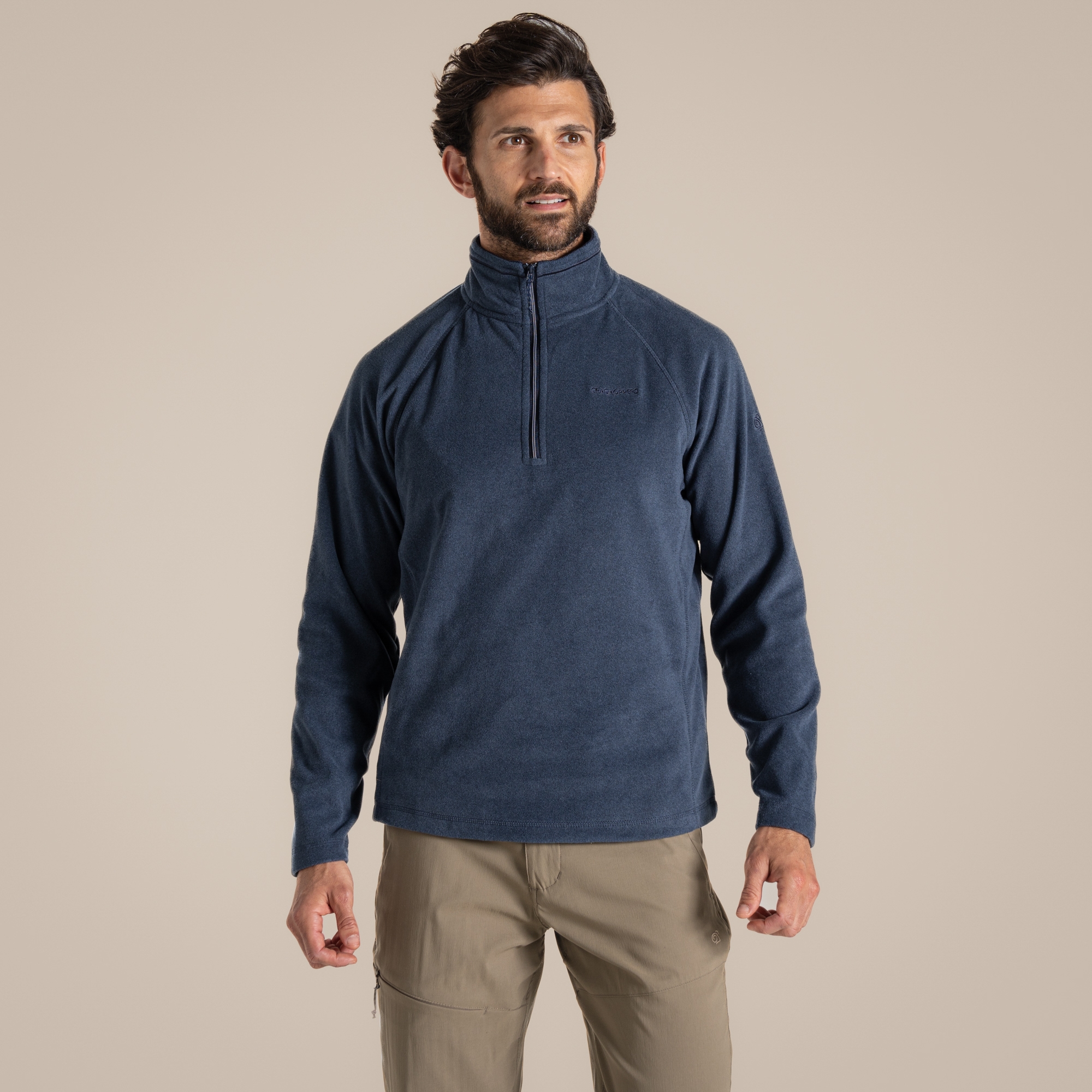 Craghoppers Men's Navy Corey Vi Fleece Blue Marl, Size: Xl