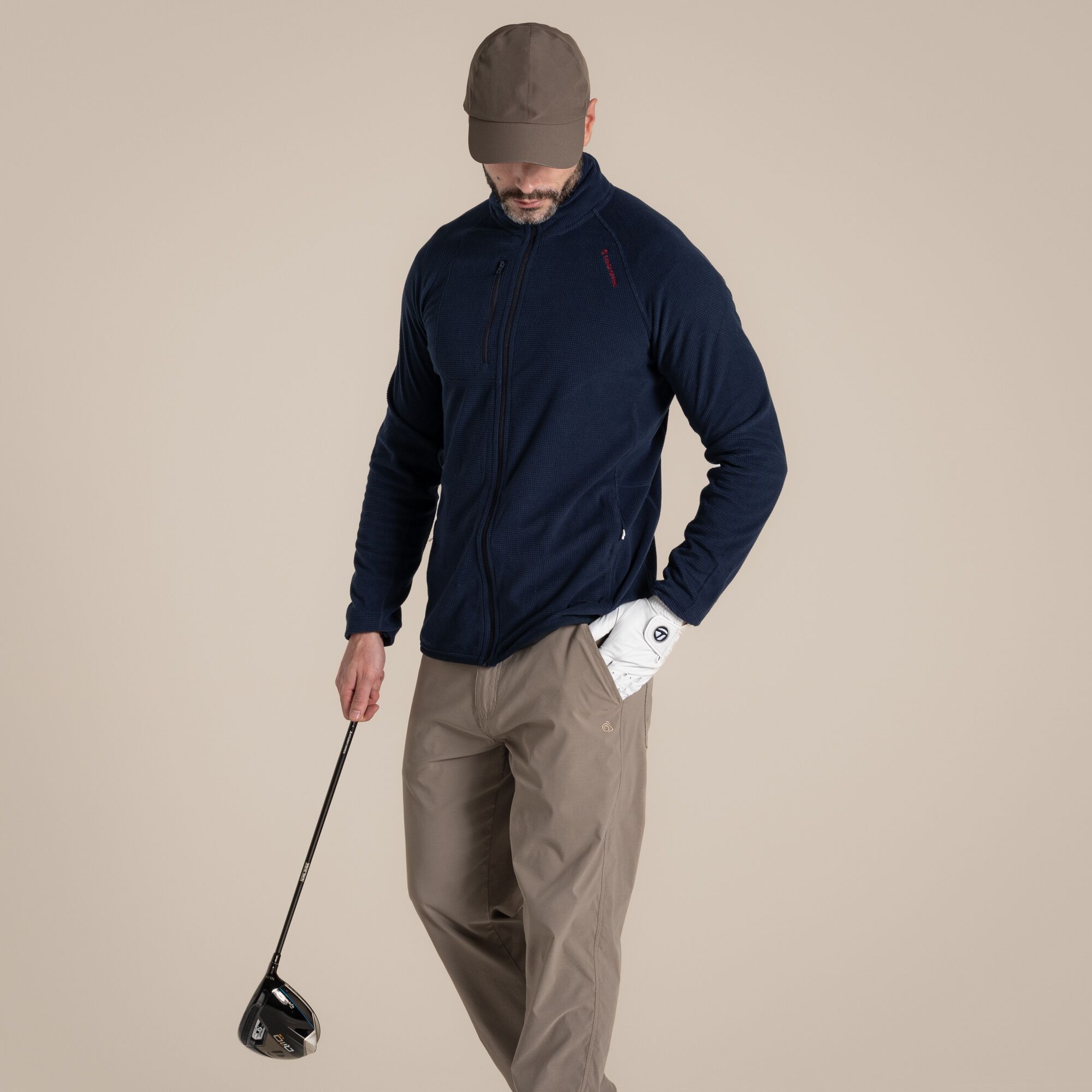 Craghoppers Men's Nosilife Bromsgrove Golf Fleece - Navy Extra Large