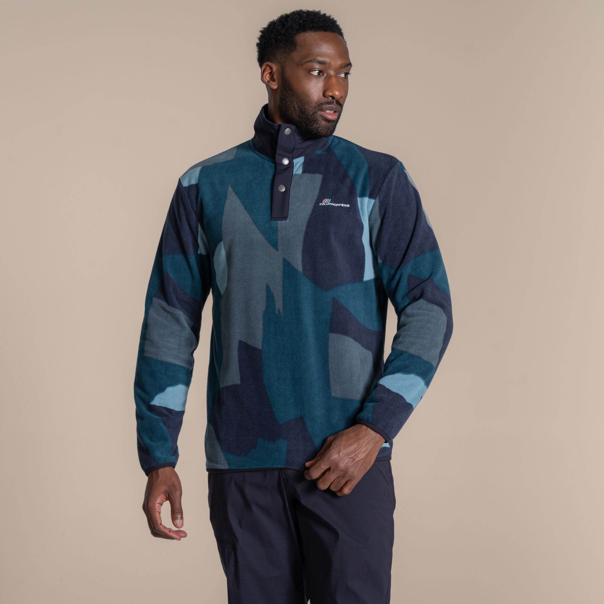 Craghoppers Men's Dewlish Ii Overhead Fleece - Green Large