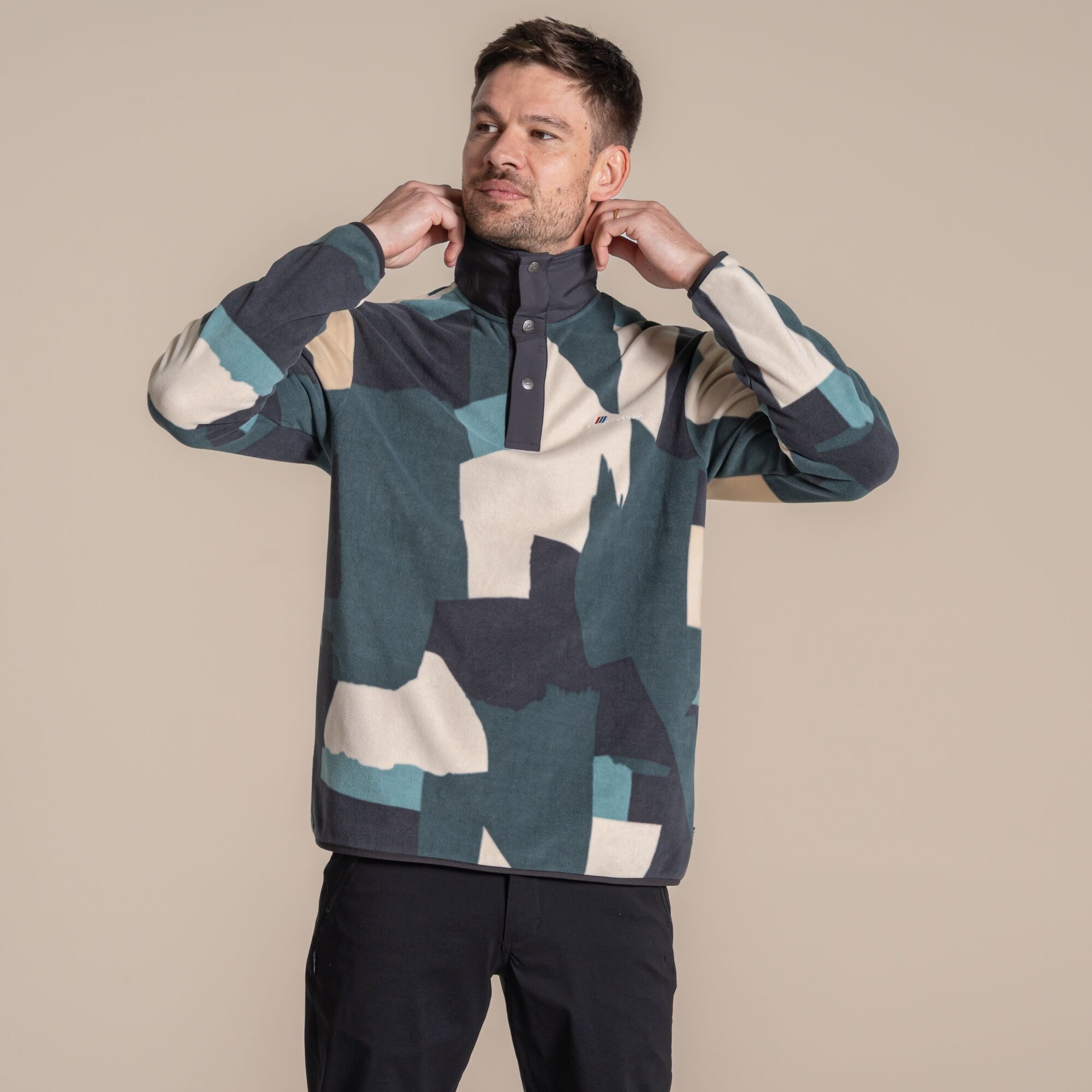 Craghoppers Men's Dewlish Ii Overhead Fleece - Green Small