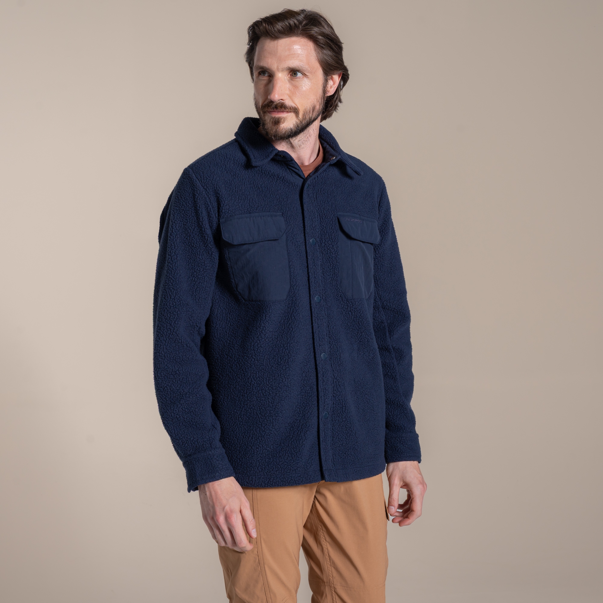Craghoppers Blencathra Overshirt Size: Xxl Men's Navy
