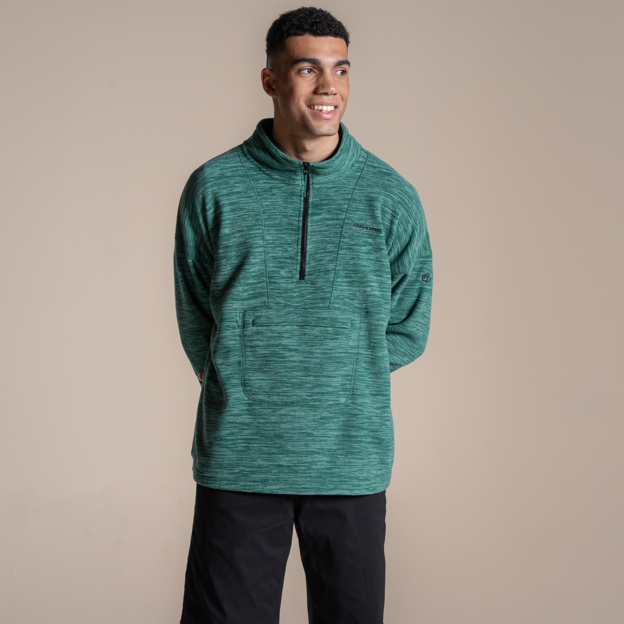 Craghoppers Esk Ii Fleece Size: S Men's Green