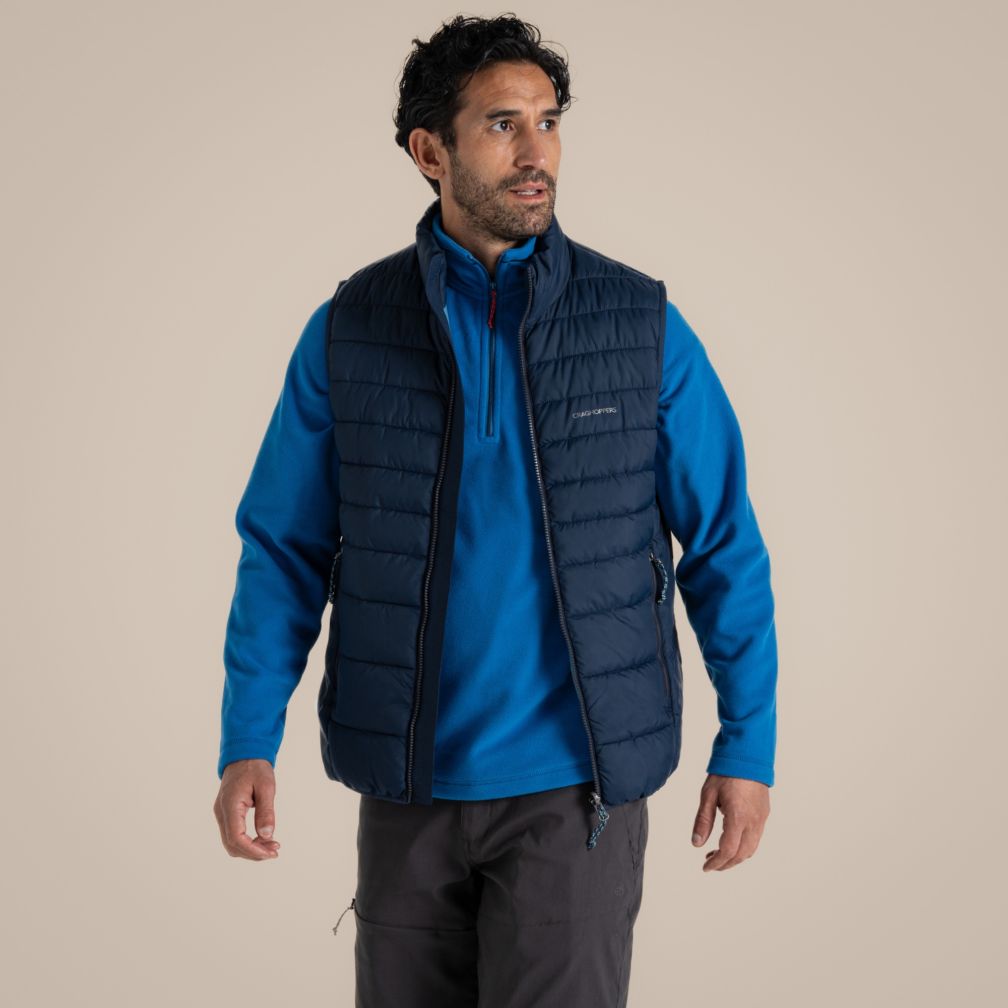 Craghoppers Men's Waterproof Compresslite Ix Insulating Vest - Navy Small