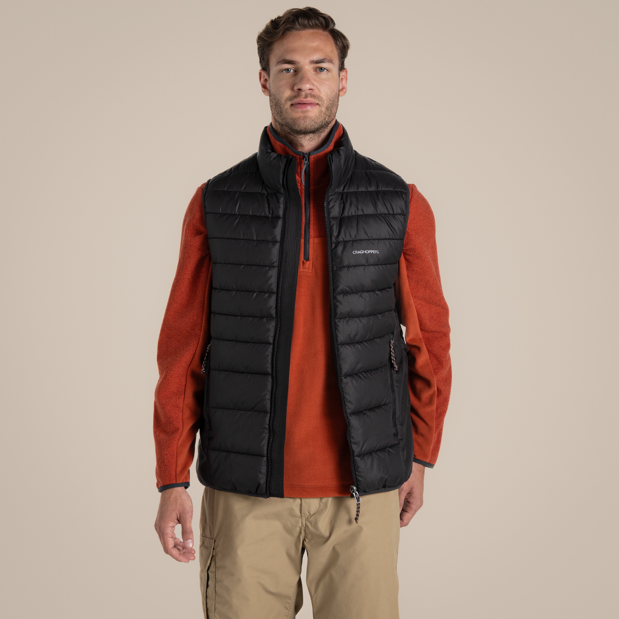 Craghoppers Men's Waterproof Compresslite Ix Insulating Vest - Black Xxl