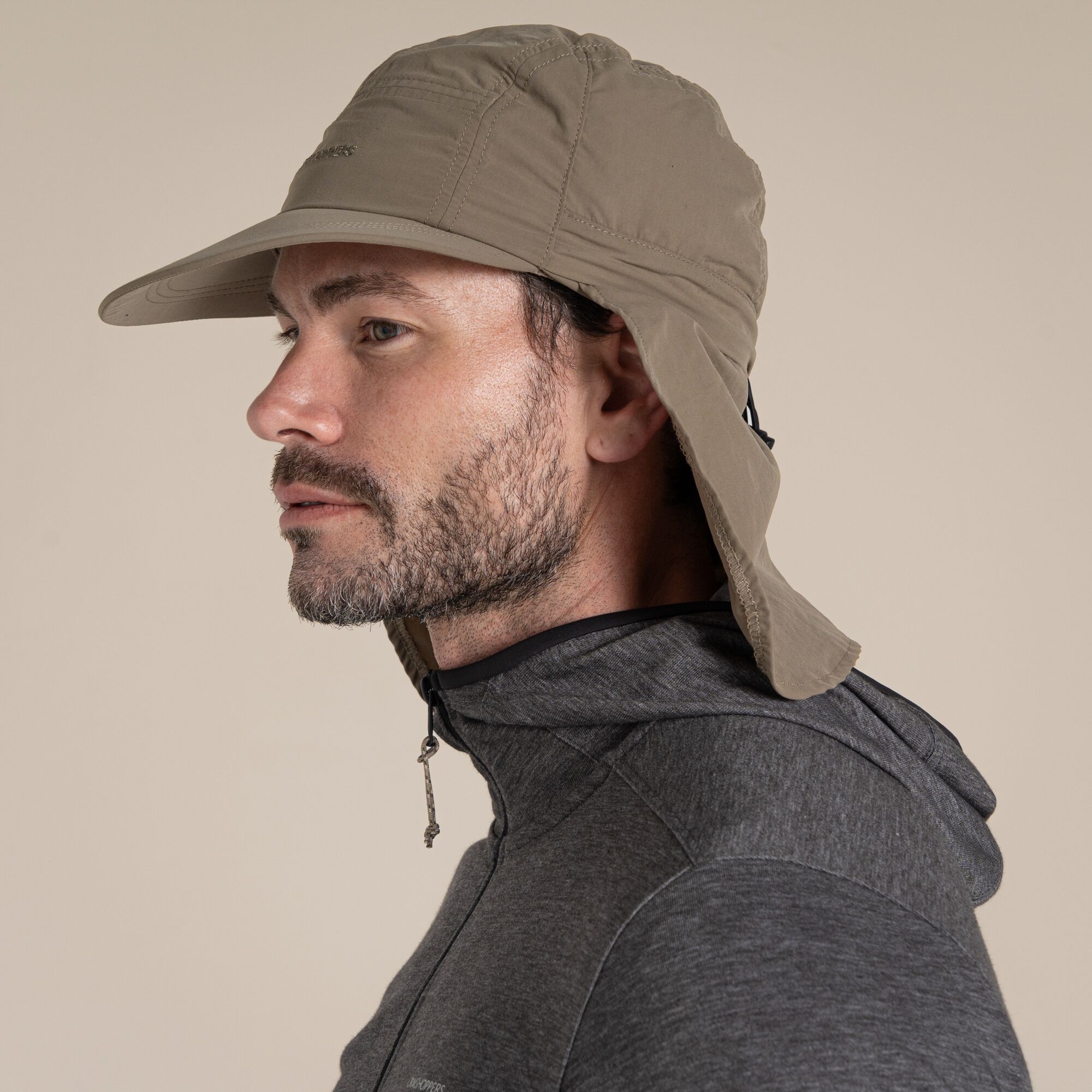 Craghoppers Men's Grey Desert Hat 3 Sun Protection Baseball Cap - Size M/L - Image 6