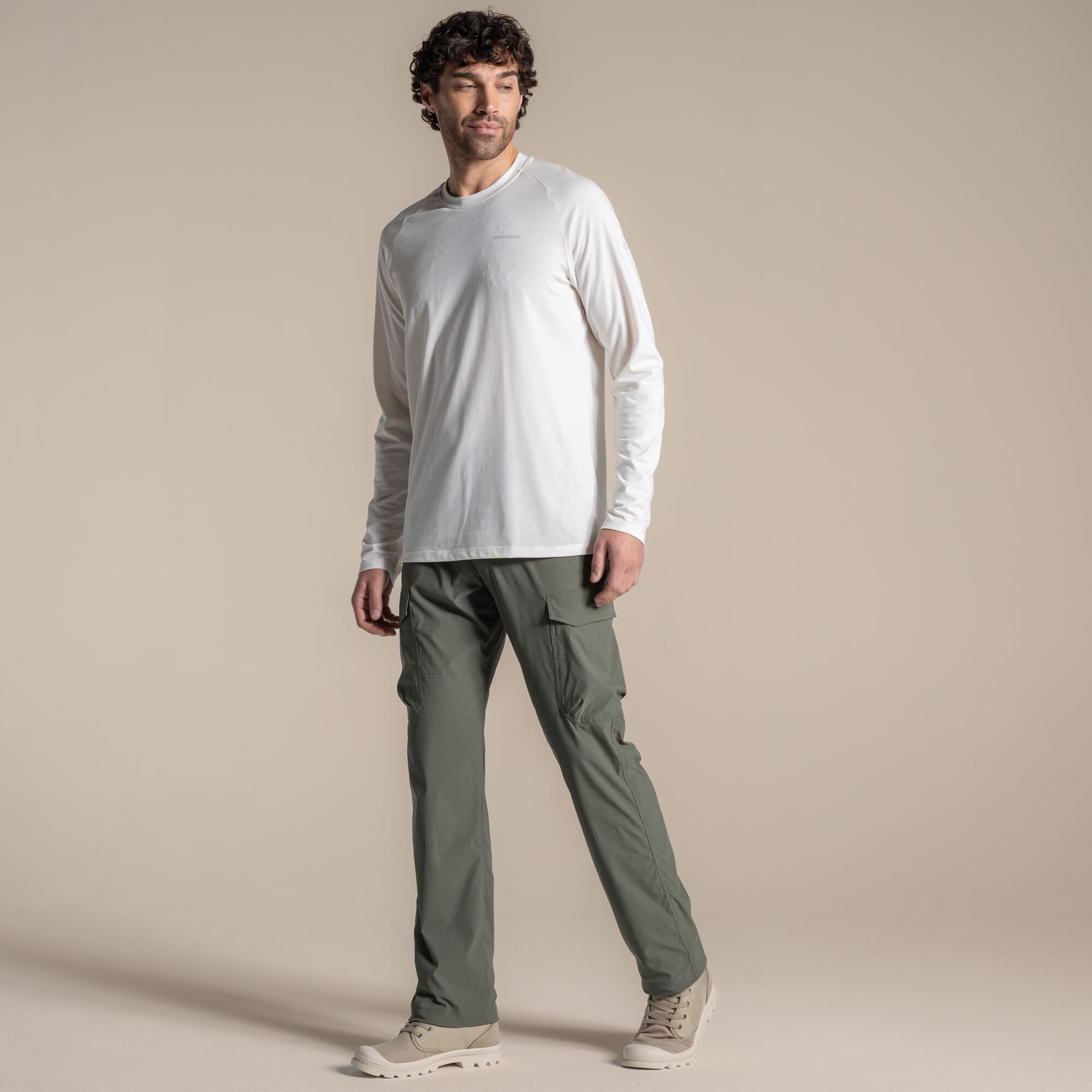 Craghoppers Men's Nosilife Rif Stretch Cargo Trousers - Green 42R