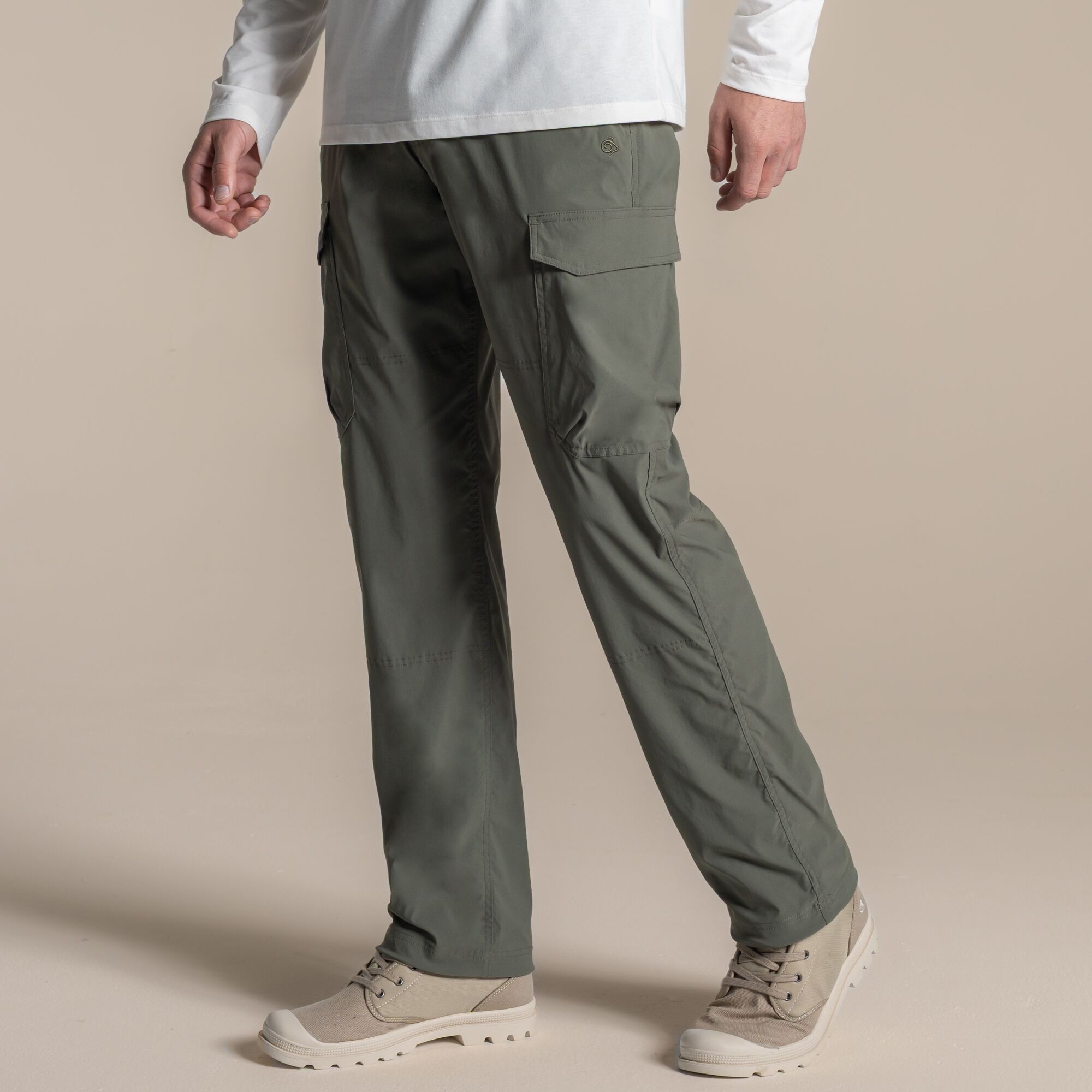 Craghoppers Men's Nosilife Rif Stretch Cargo Trousers - Green 32R