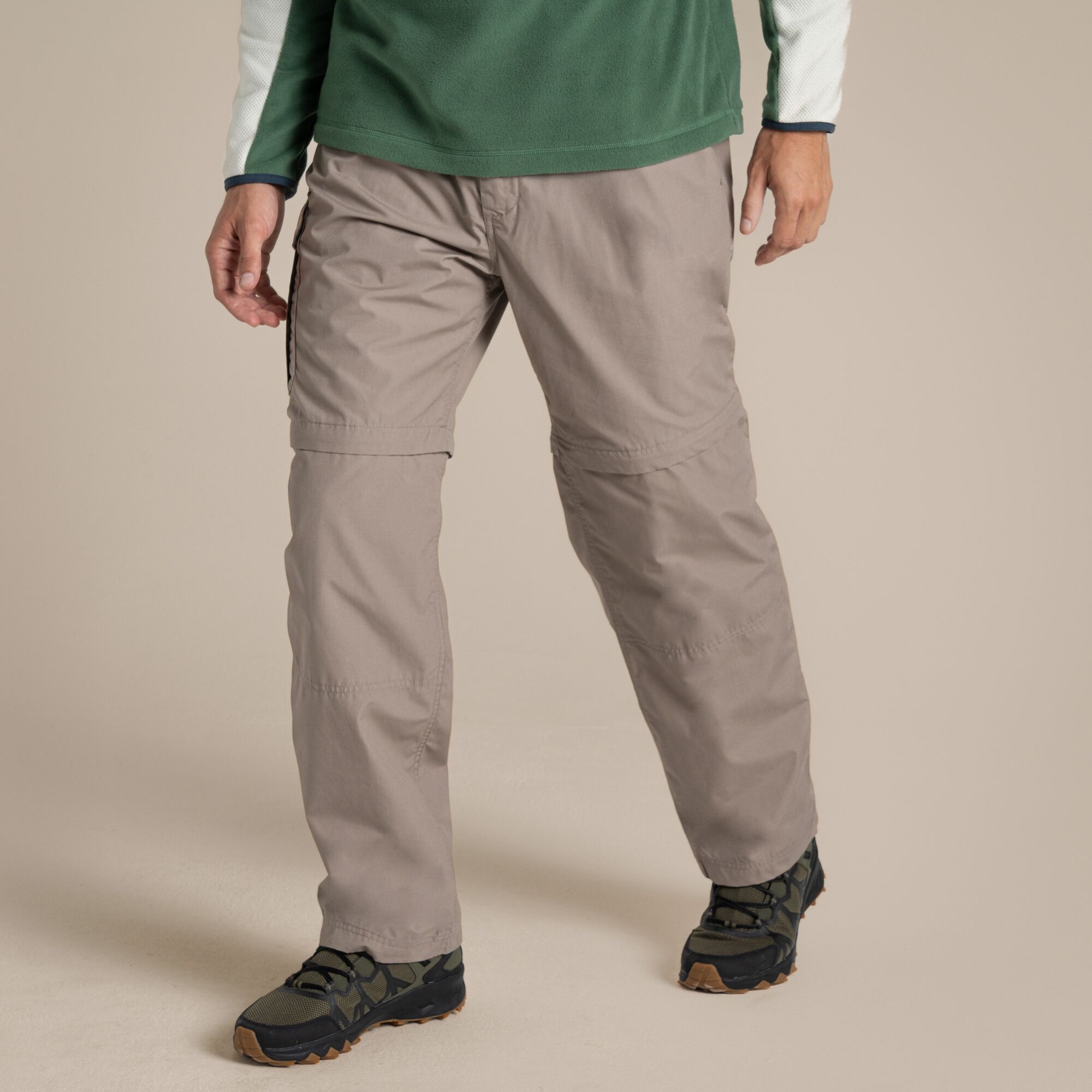 Craghoppers Men's Kiwi Convertible Trousers - Beige 34R