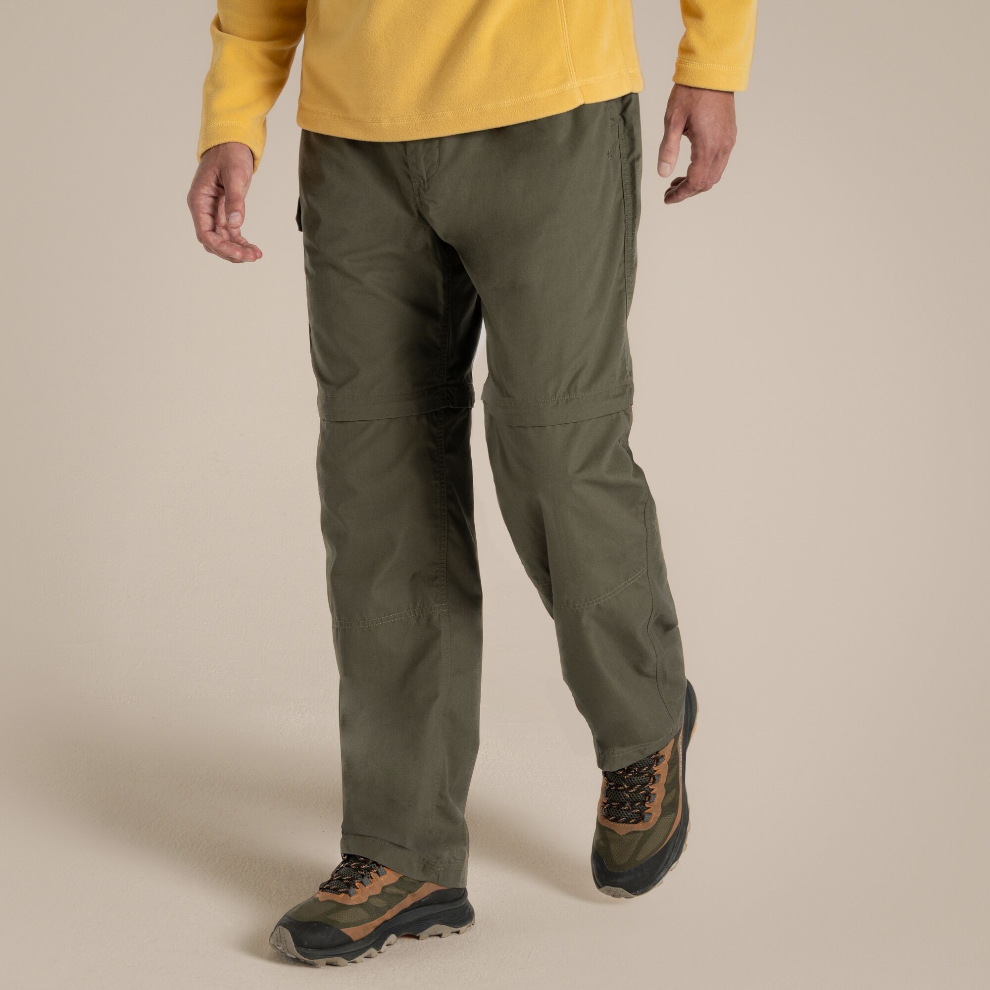 Craghoppers Men's Kiwi Convertible Trousers - Green 38R