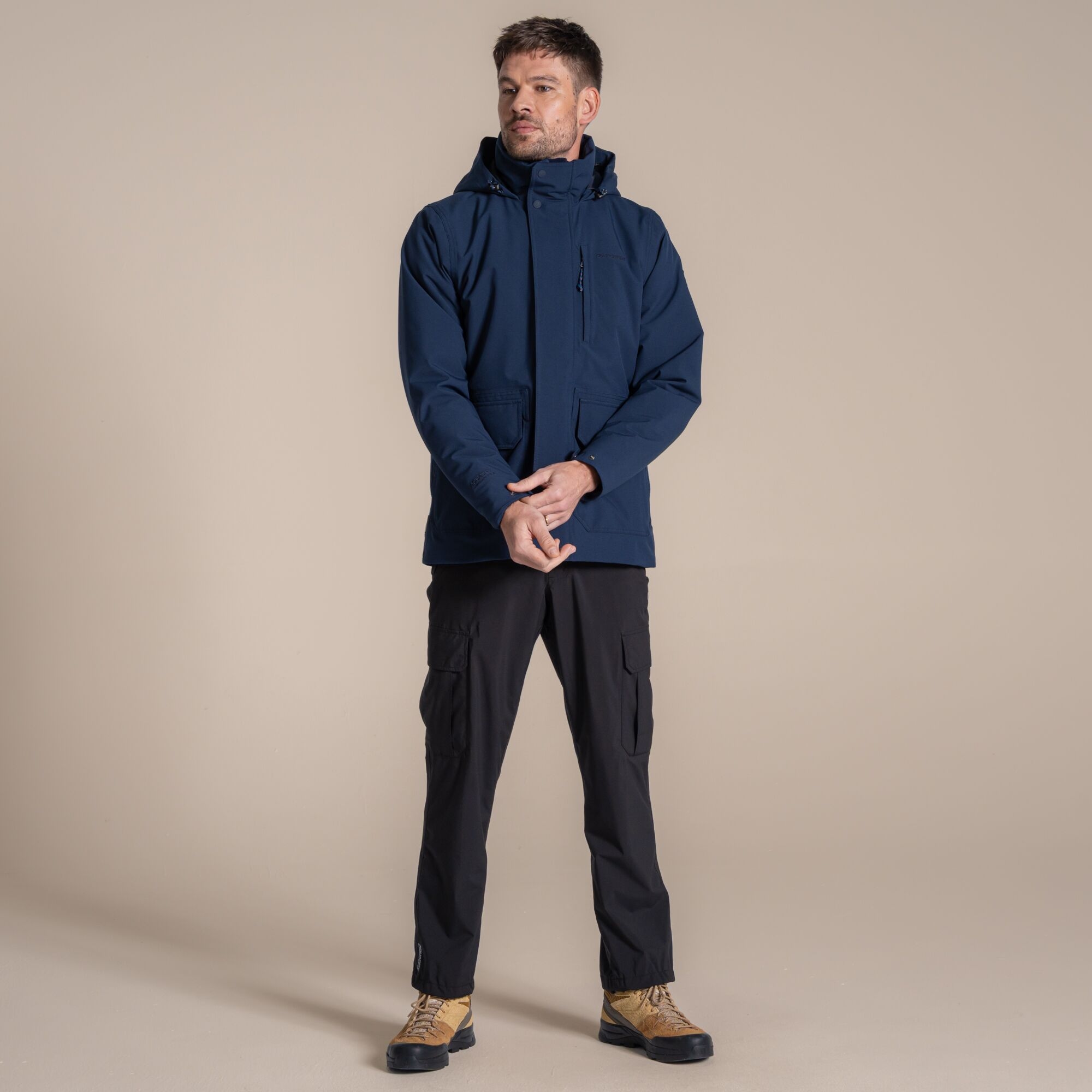 Craghoppers Men's Waterproof National Trust Padley Ii Jacket - Navy Medium
