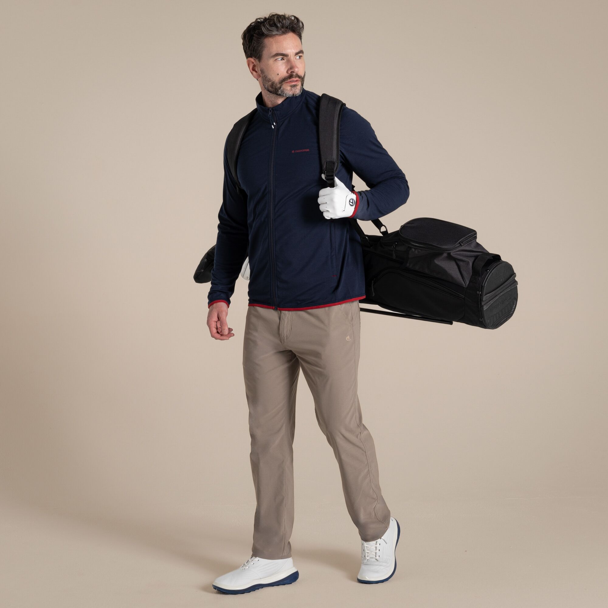 Craghoppers Men's Nosilife Copthorne Golf Fleece - Navy Xxl