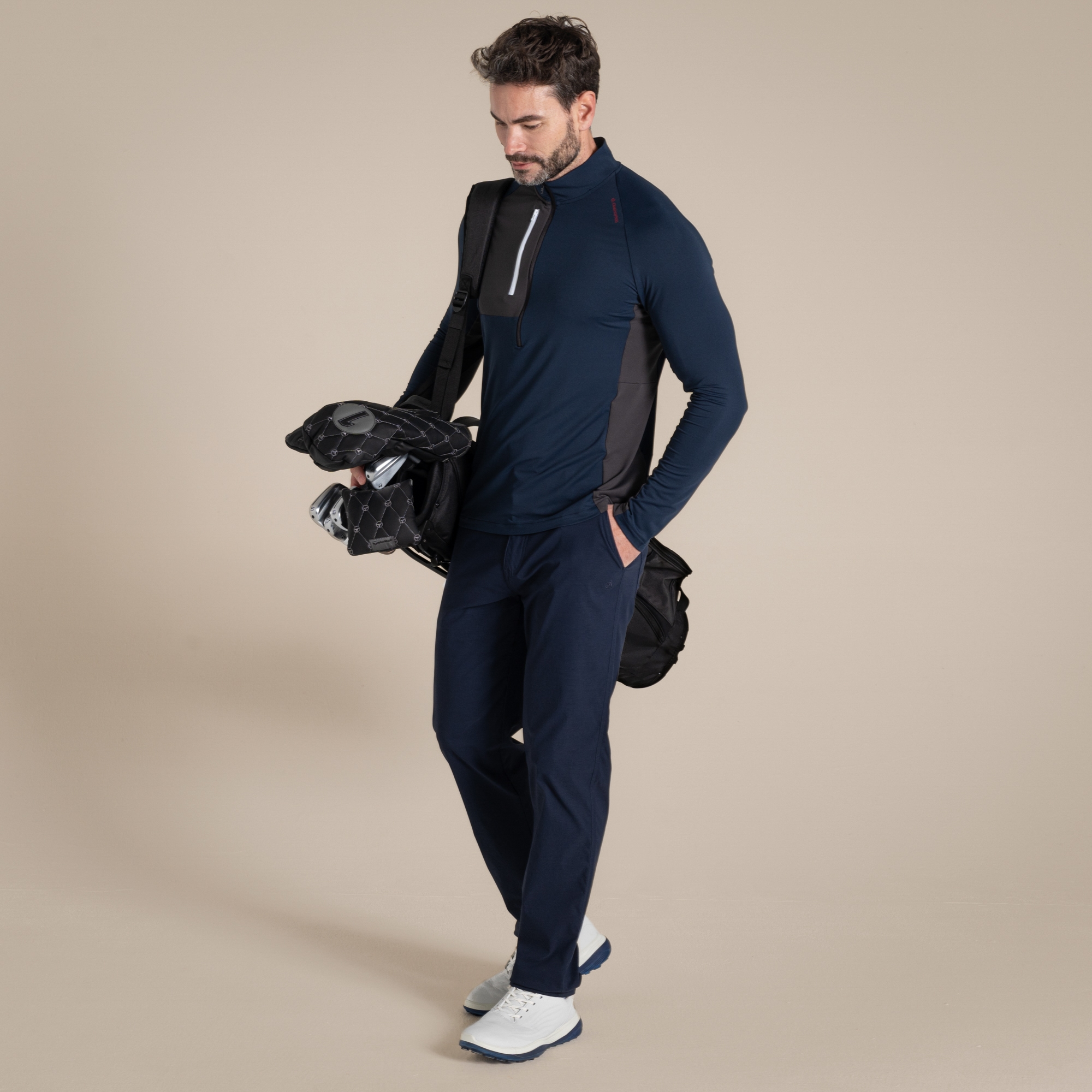 Craghoppers Nosilife Goswick Golf Top Size: Xxl Men's Navy