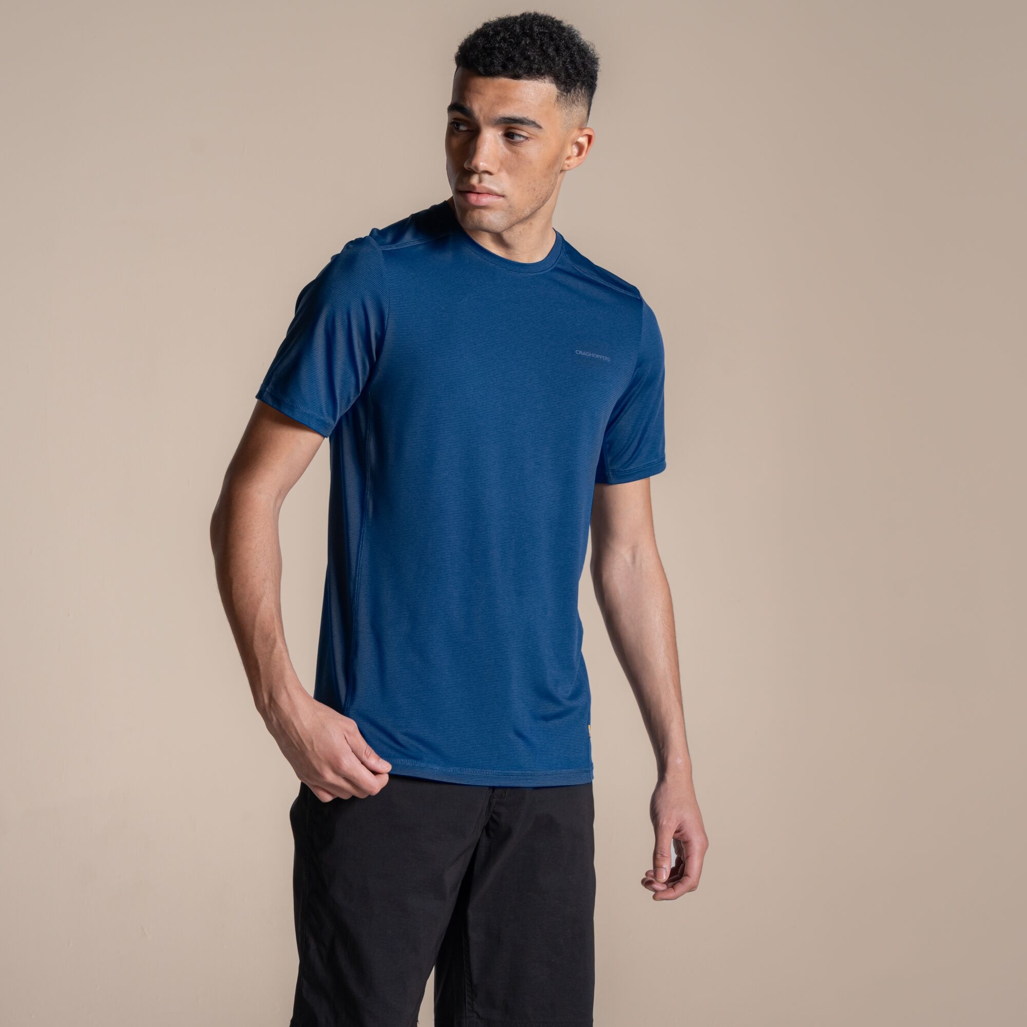 Craghoppers Men's Charon Ii Short Sleeve T-Shirt - Blue Xxl