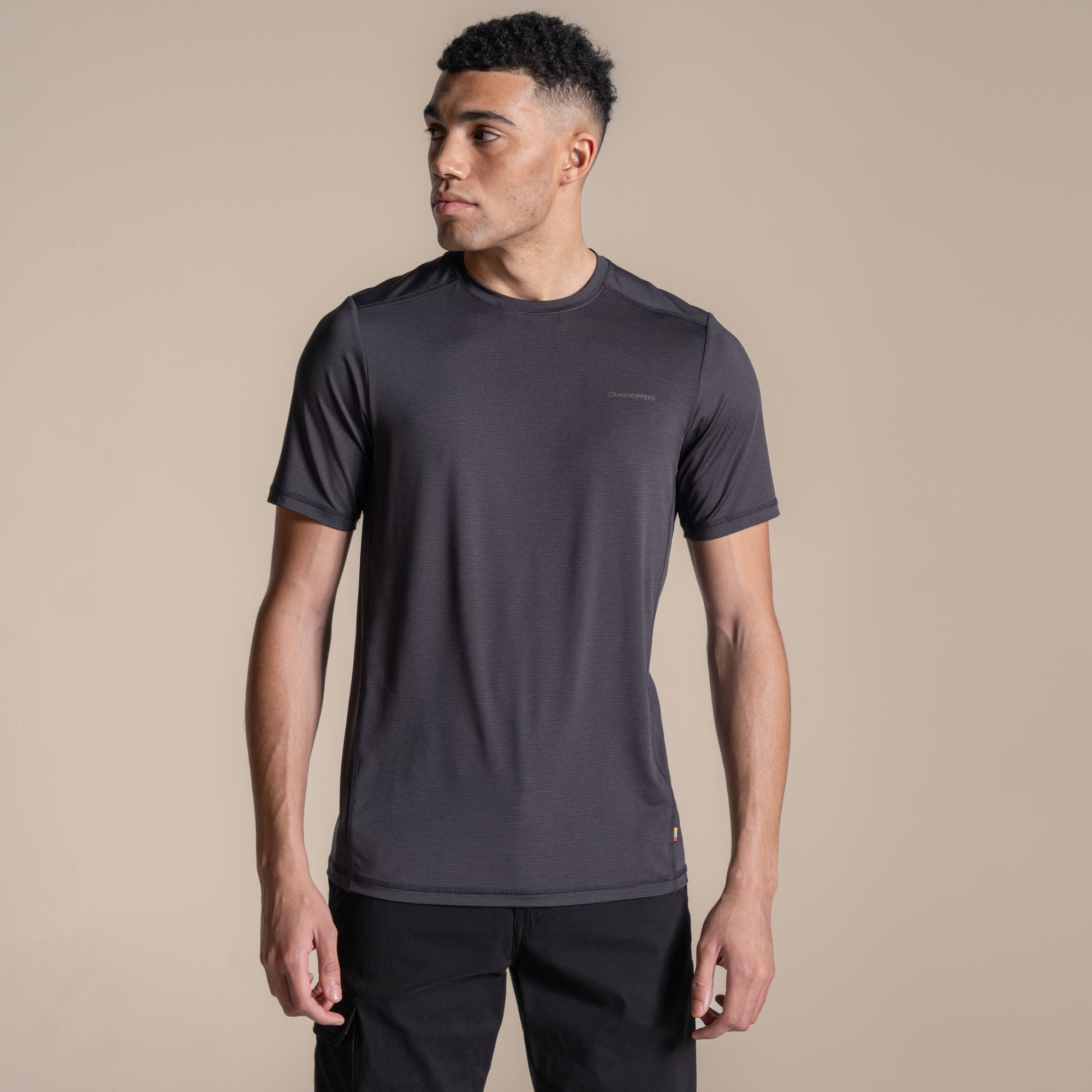 Craghoppers Men's Charon Ii Short Sleeve T-Shirt - Black Small