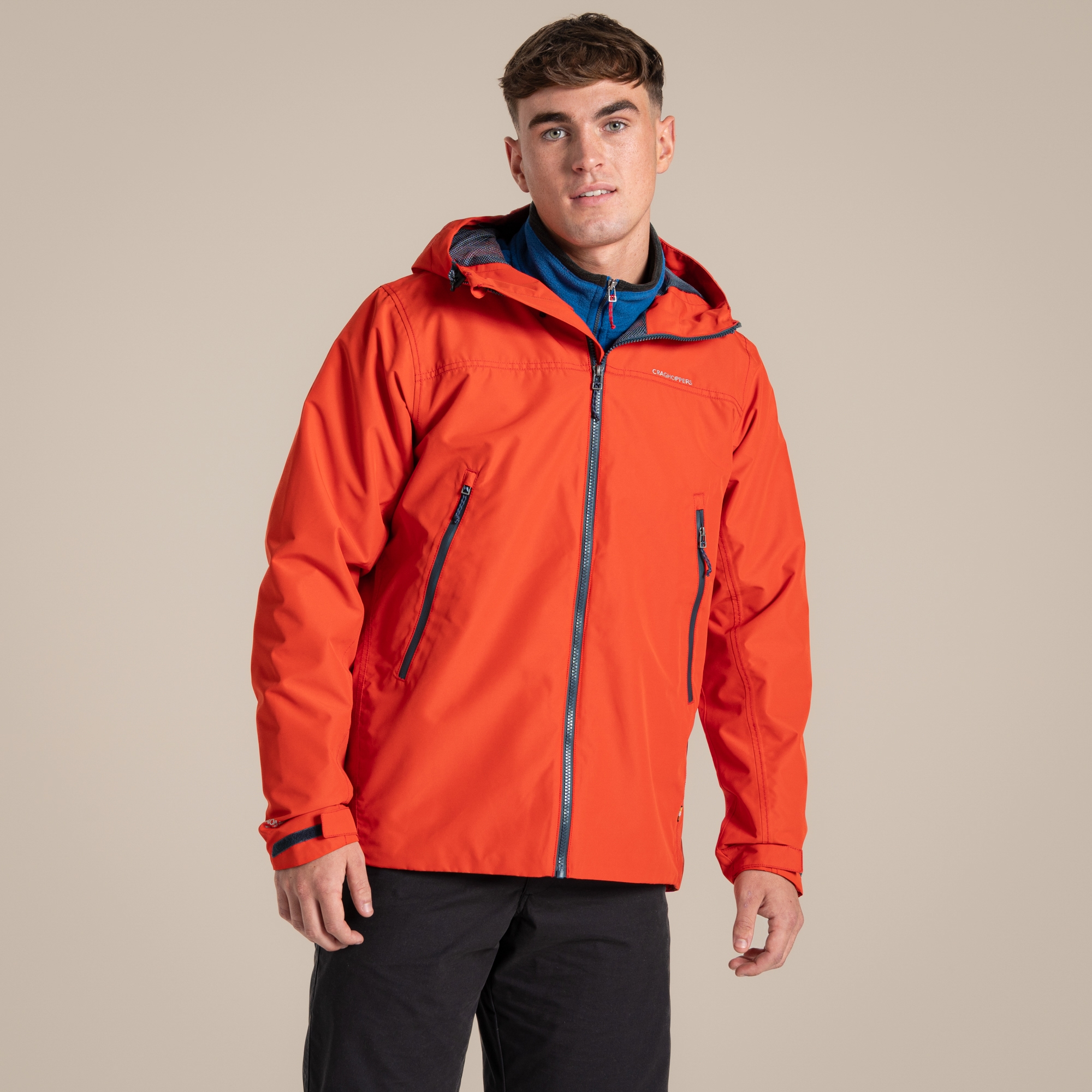 Craghoppers Waterproof Vanth Jacket Size: S Men's Red