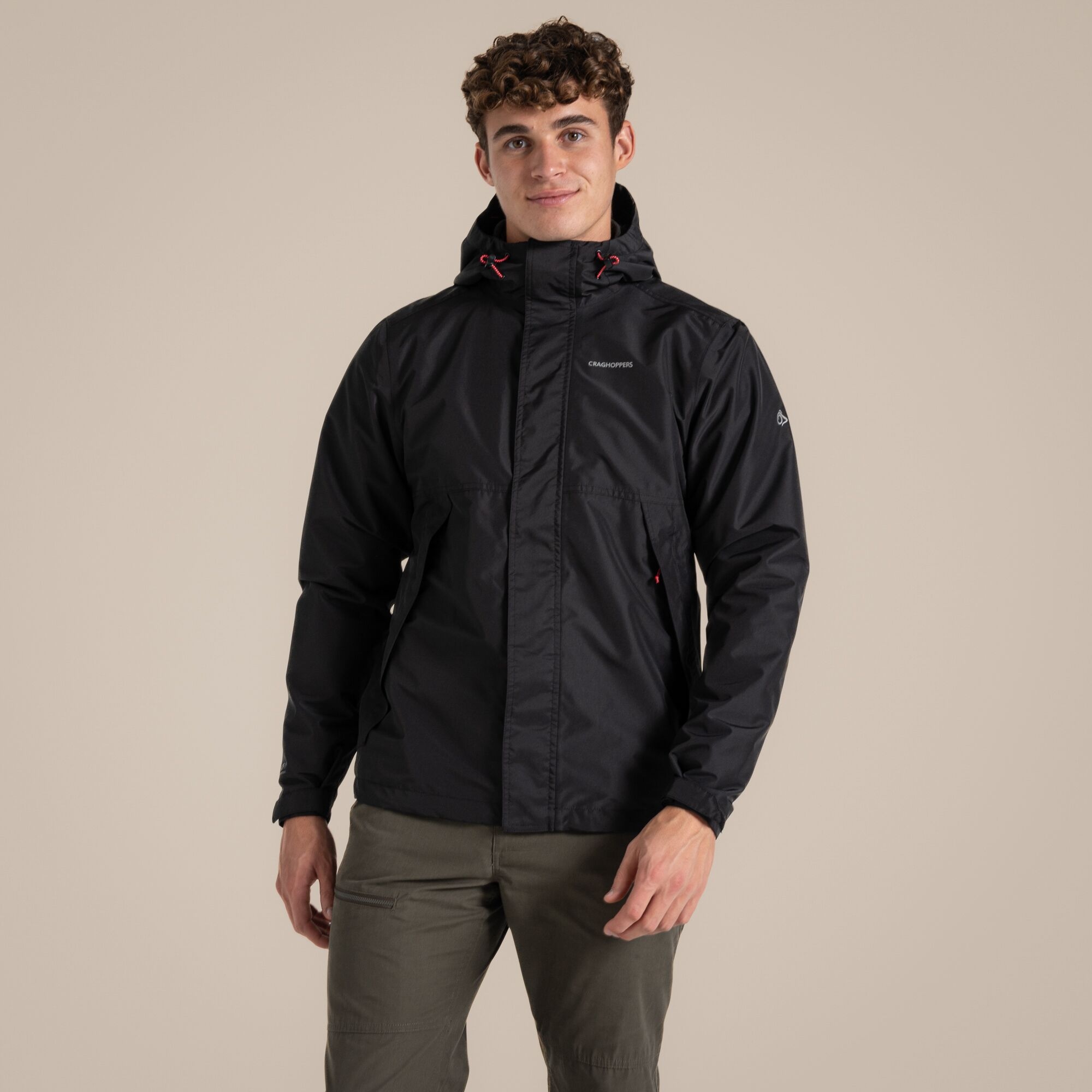 Craghoppers Waterproof Ossus Jacket Size: Xs Men's Black