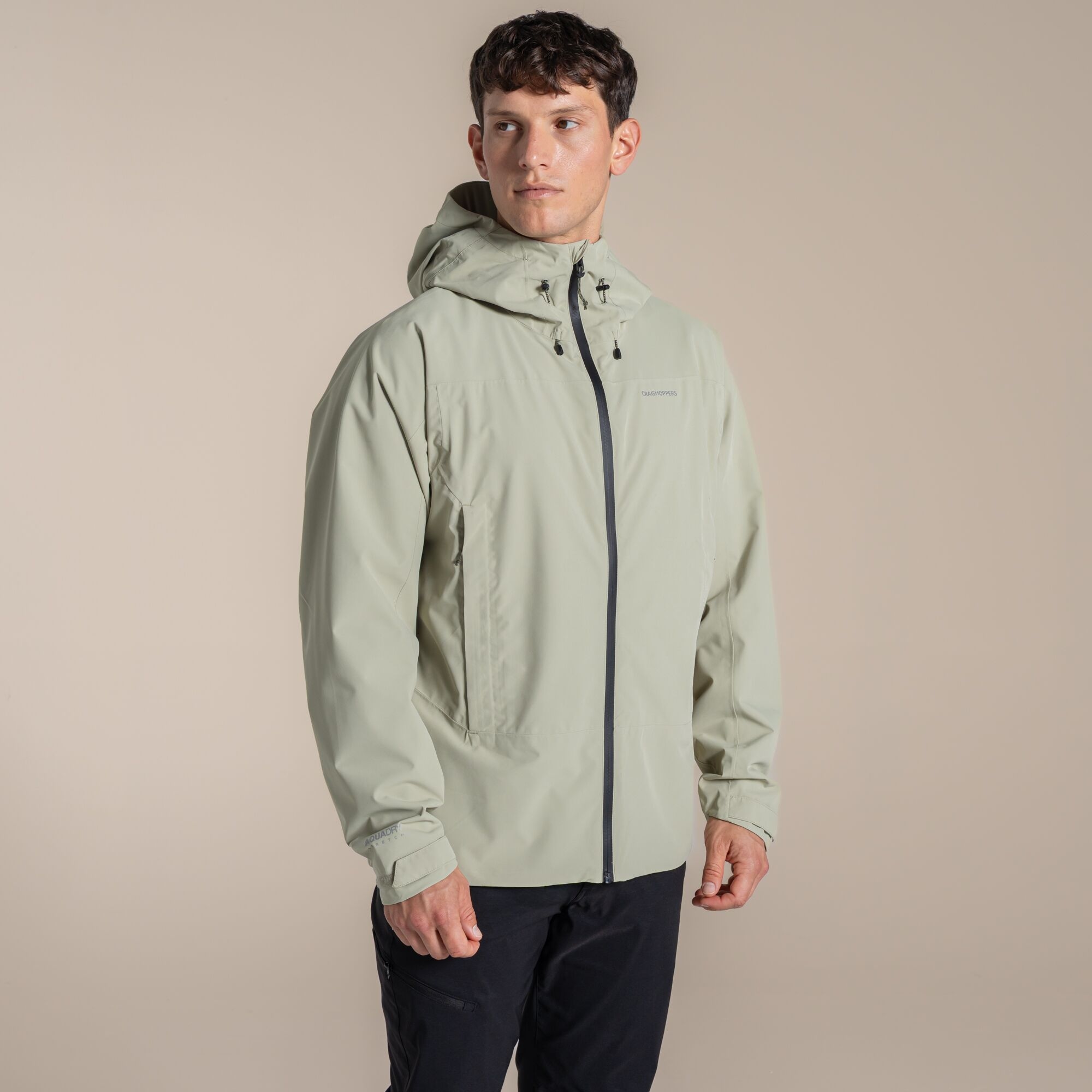 Craghoppers Men's Ponsa Waterproof Jacket: : :, Colour: Bay Bayleaf Extra Large - Outdoor Action - Image 3