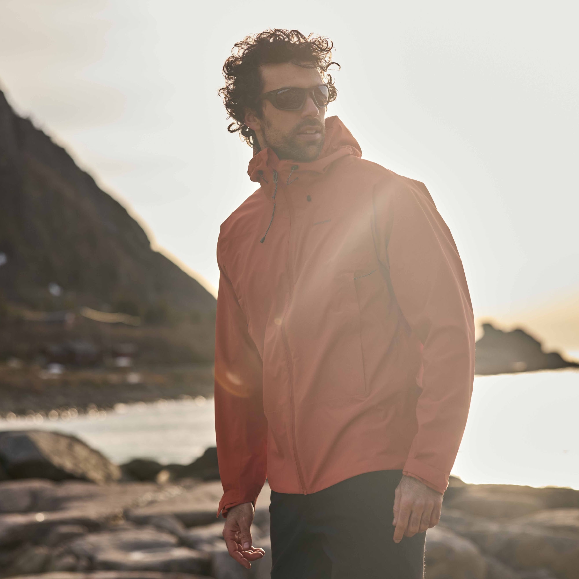 Craghoppers Men's Waterproof Ponsa Jacket - Orange Small