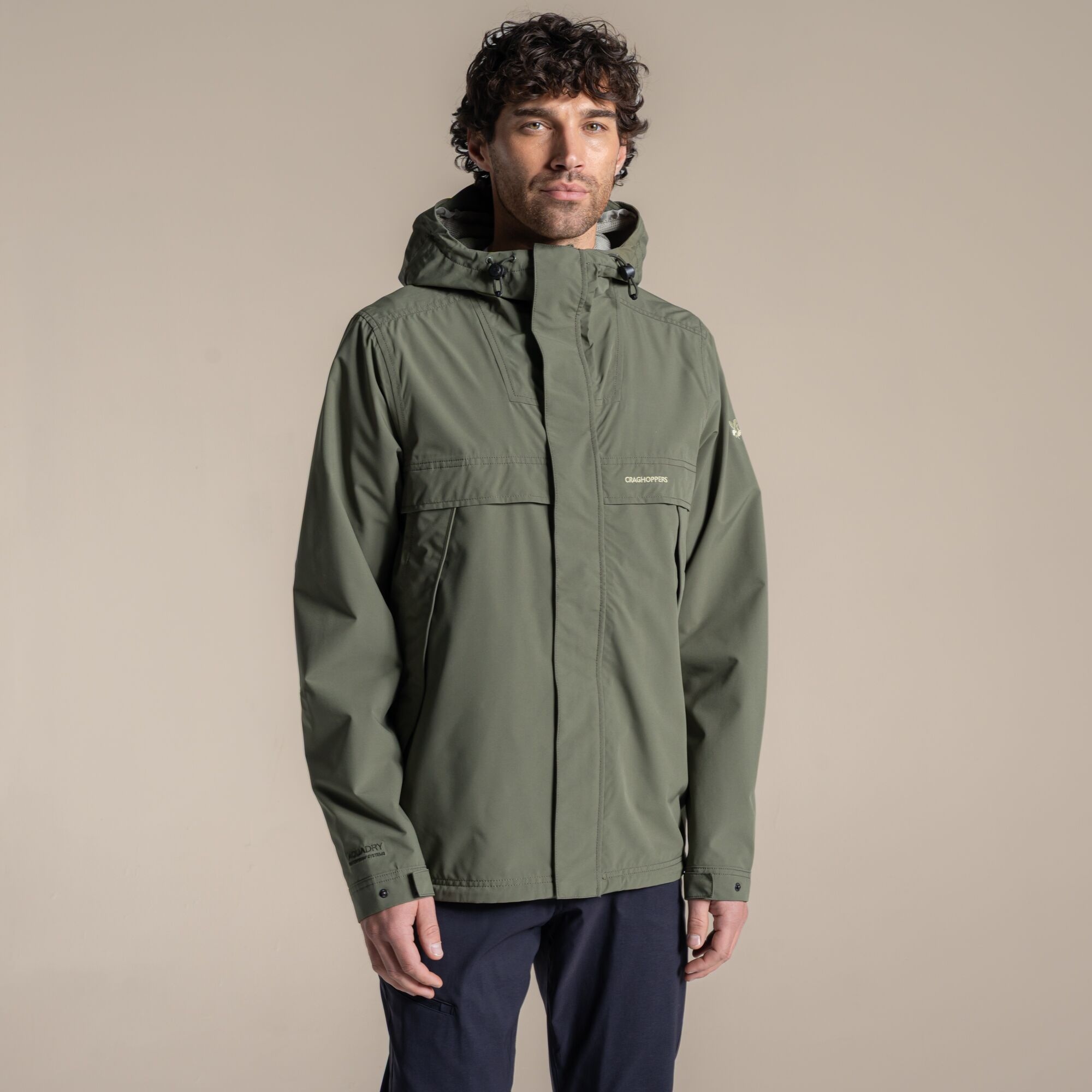 Craghoppers Waterproof National Trust Keskadale Jacket Size: Xxl Men's Green