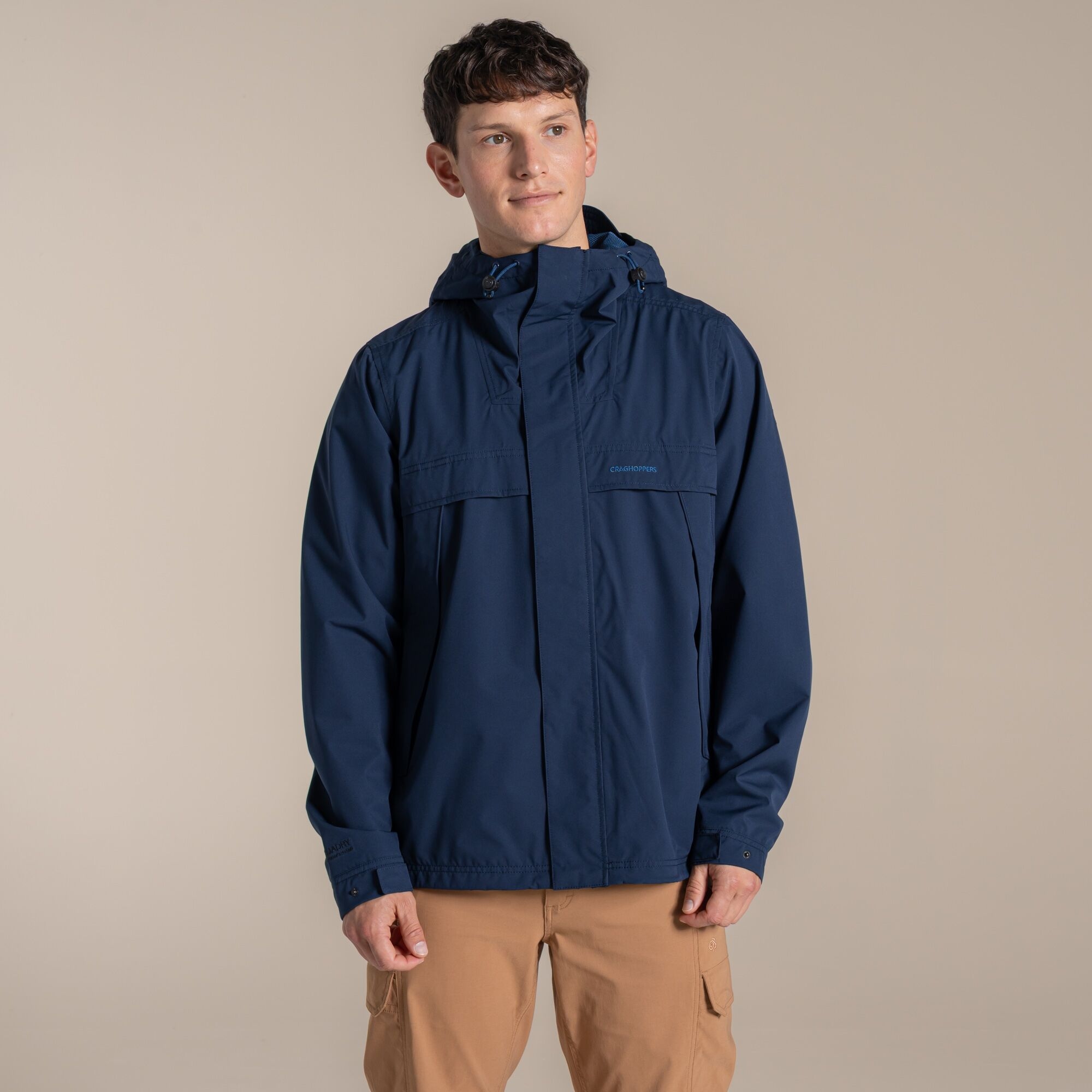 Craghoppers Waterproof National Trust Keskadale Jacket Size: S Men's Blue