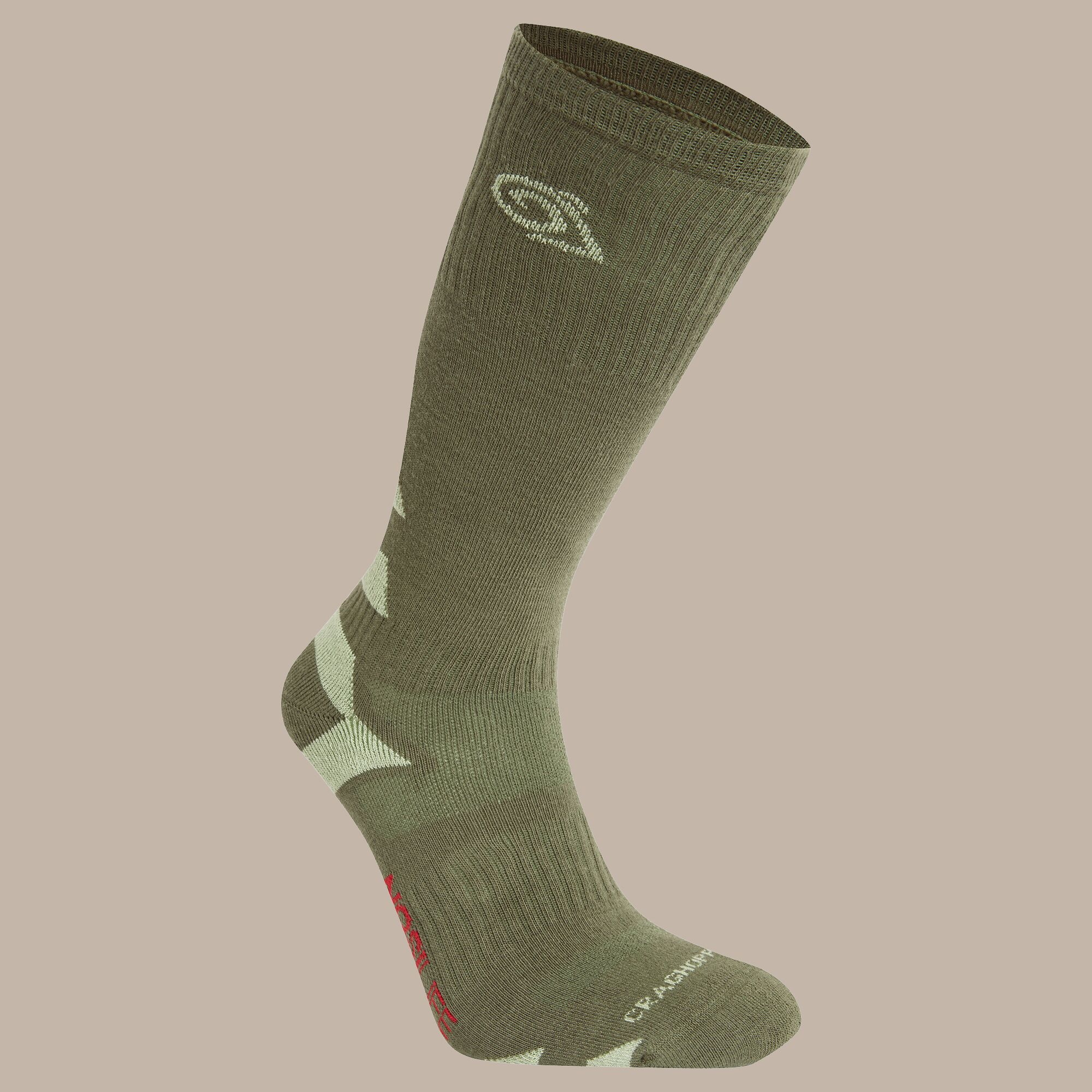 Craghoppers Nosilife Adventure Socks Size: Uk9-12 Unisex Green