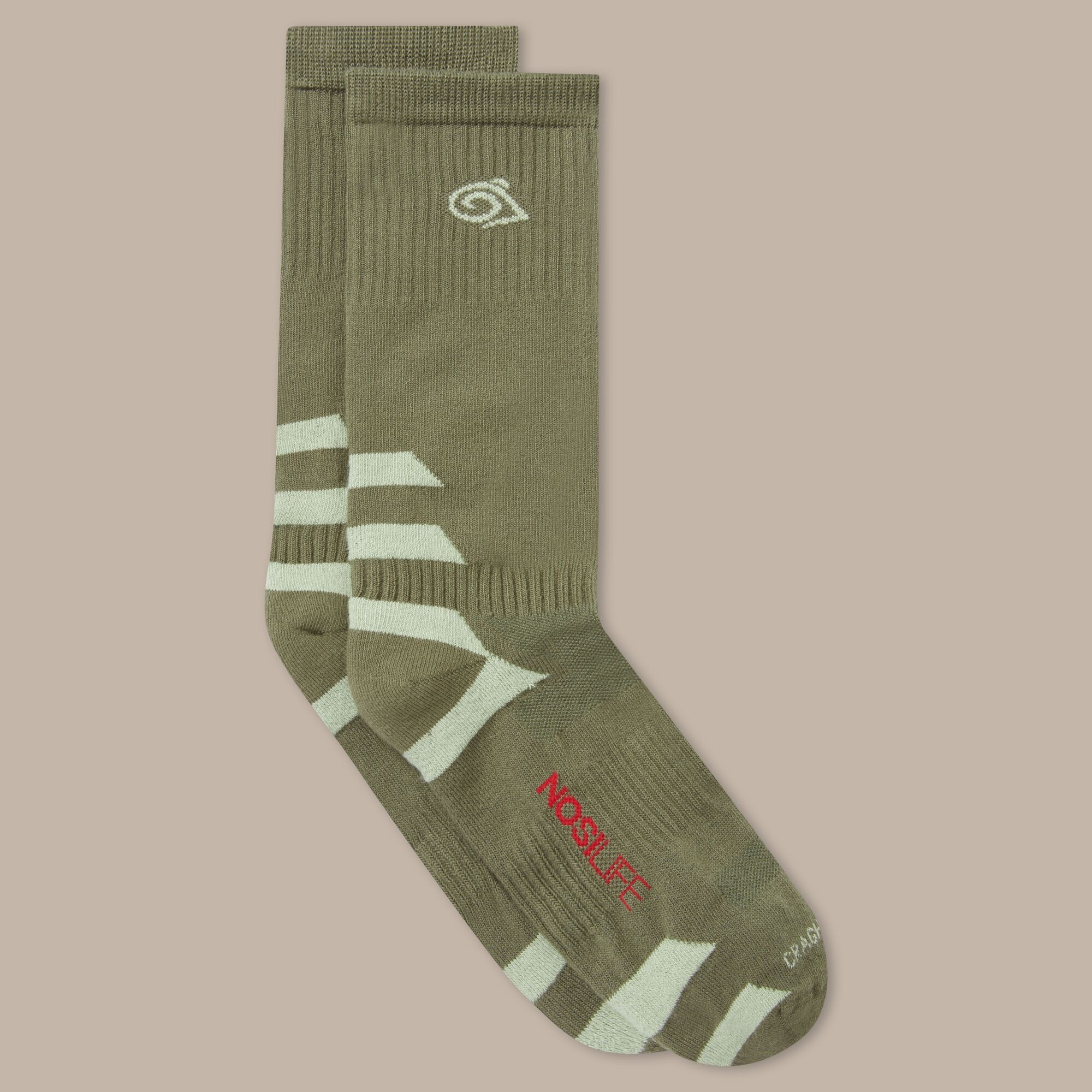 Craghoppers Nosilife Adventure Socks - Green UK3-5