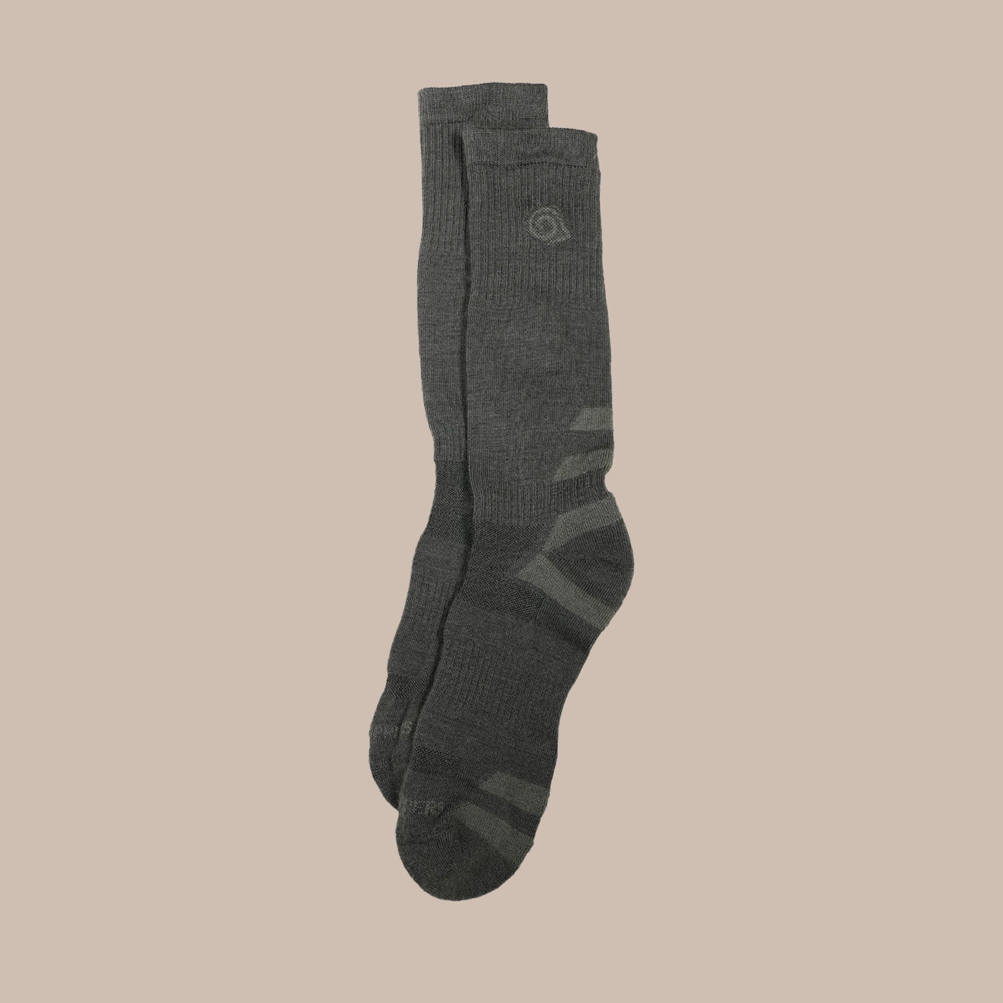 Craghoppers Nosilife Adventure Wool Socks - Green UK6-8